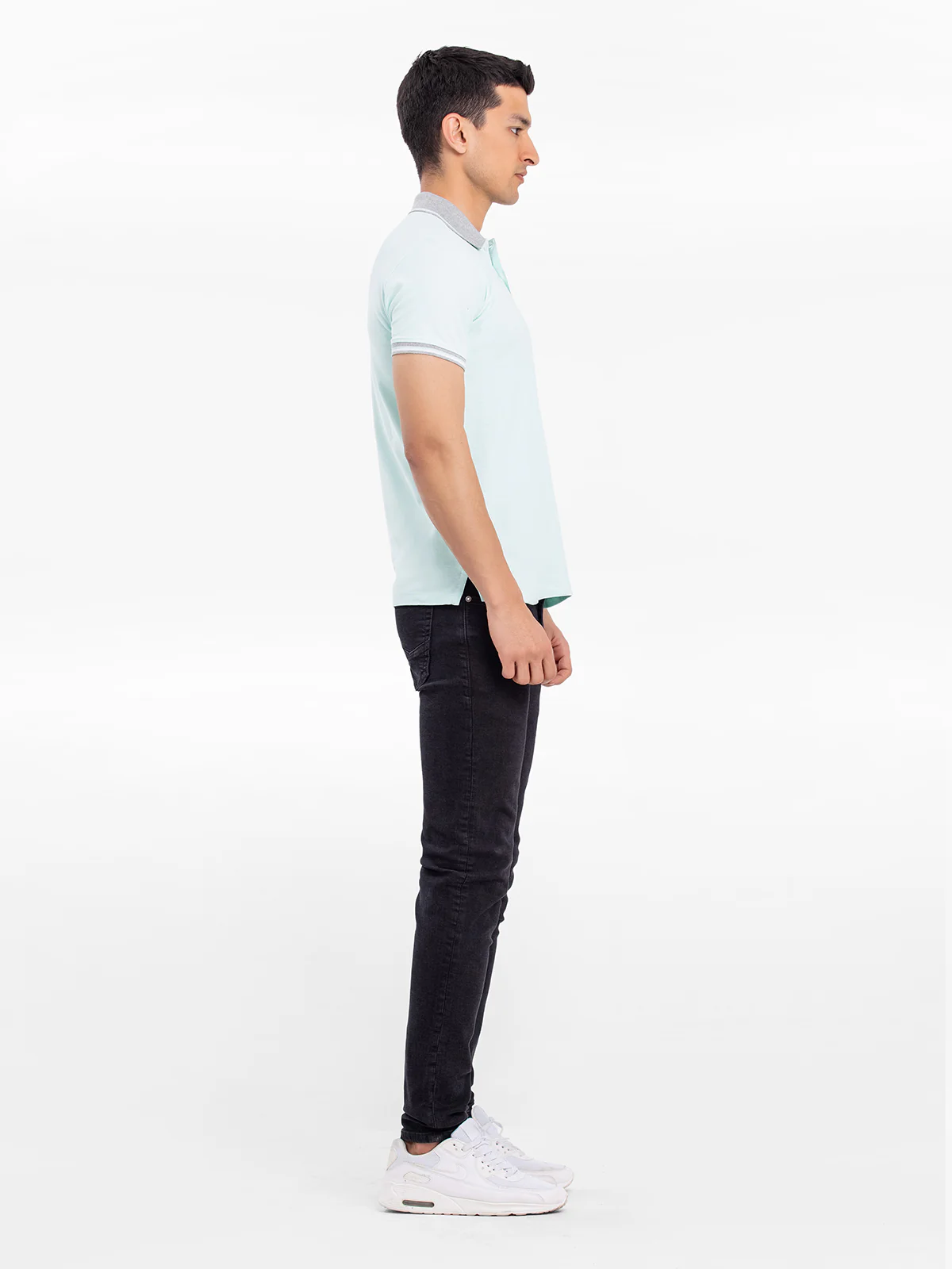 Men's Ice Green Polo Shirt - EMTPS24-027 - Image 3