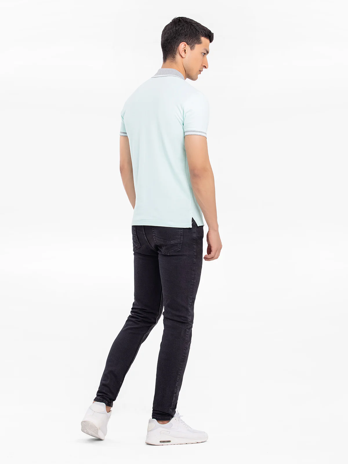 Men's Ice Green Polo Shirt - EMTPS24-027 - Image 5