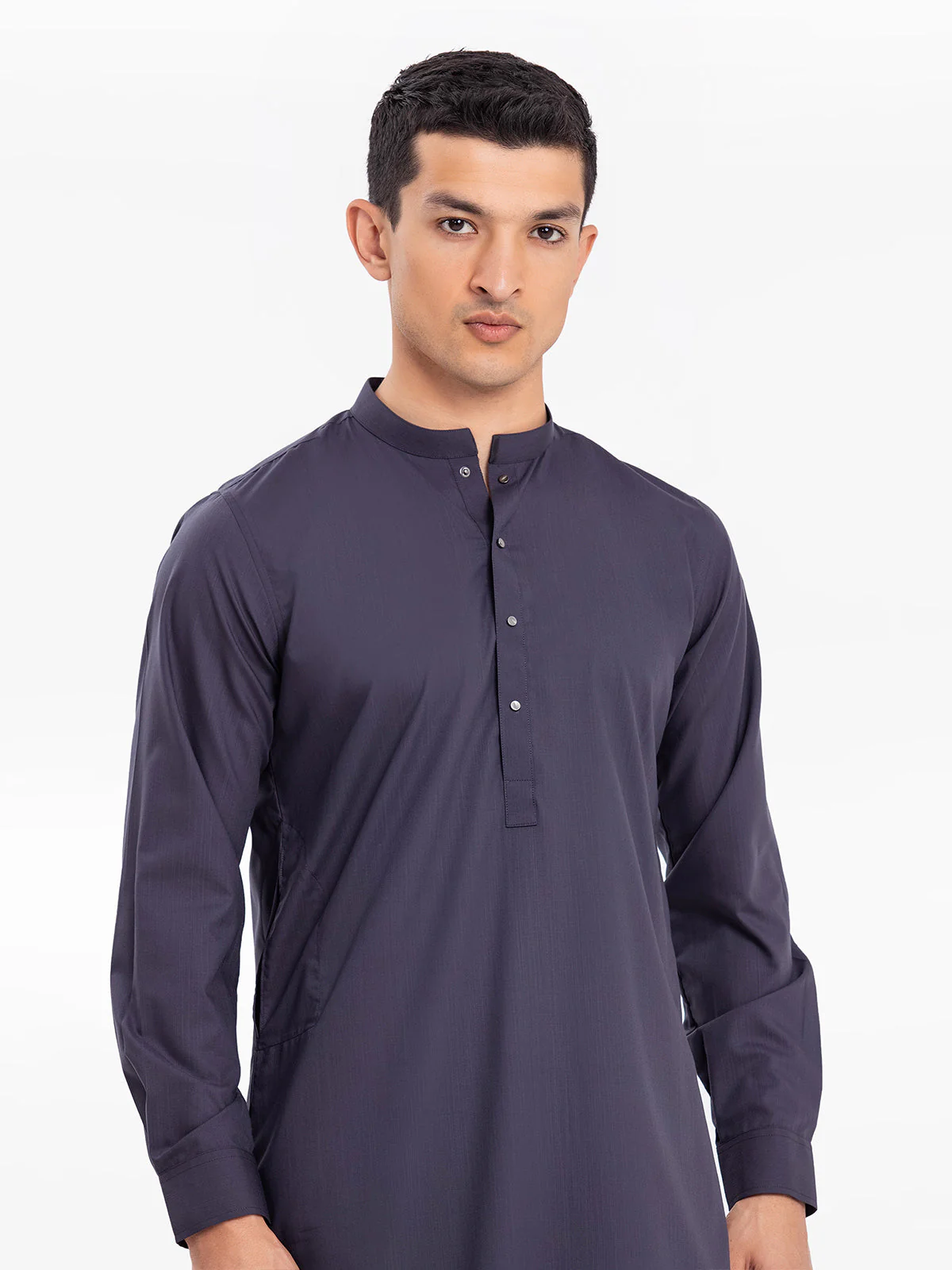 Men's Iron Grey Kurta Pajama - EMTKPT24-027 - Image 2
