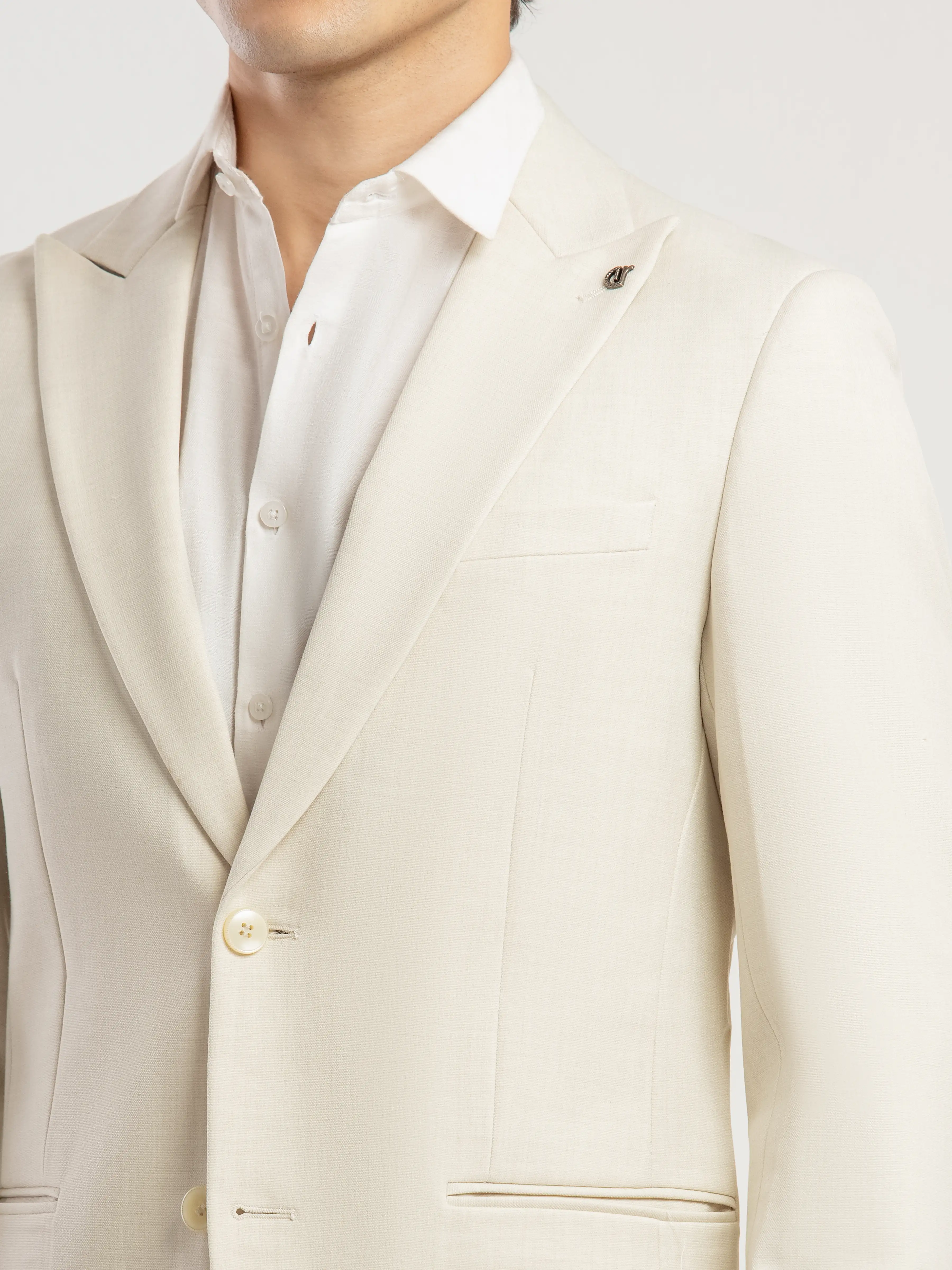 Men's Ivory Blazer - EMTB5-6895 - Image 3