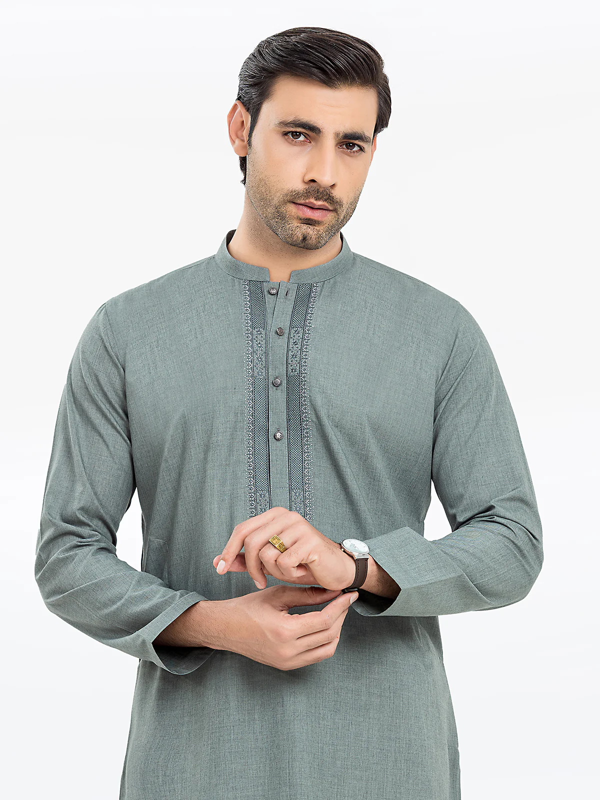 Men's  Shalwar Kameez - EMTKS24S-41125 - Image 2