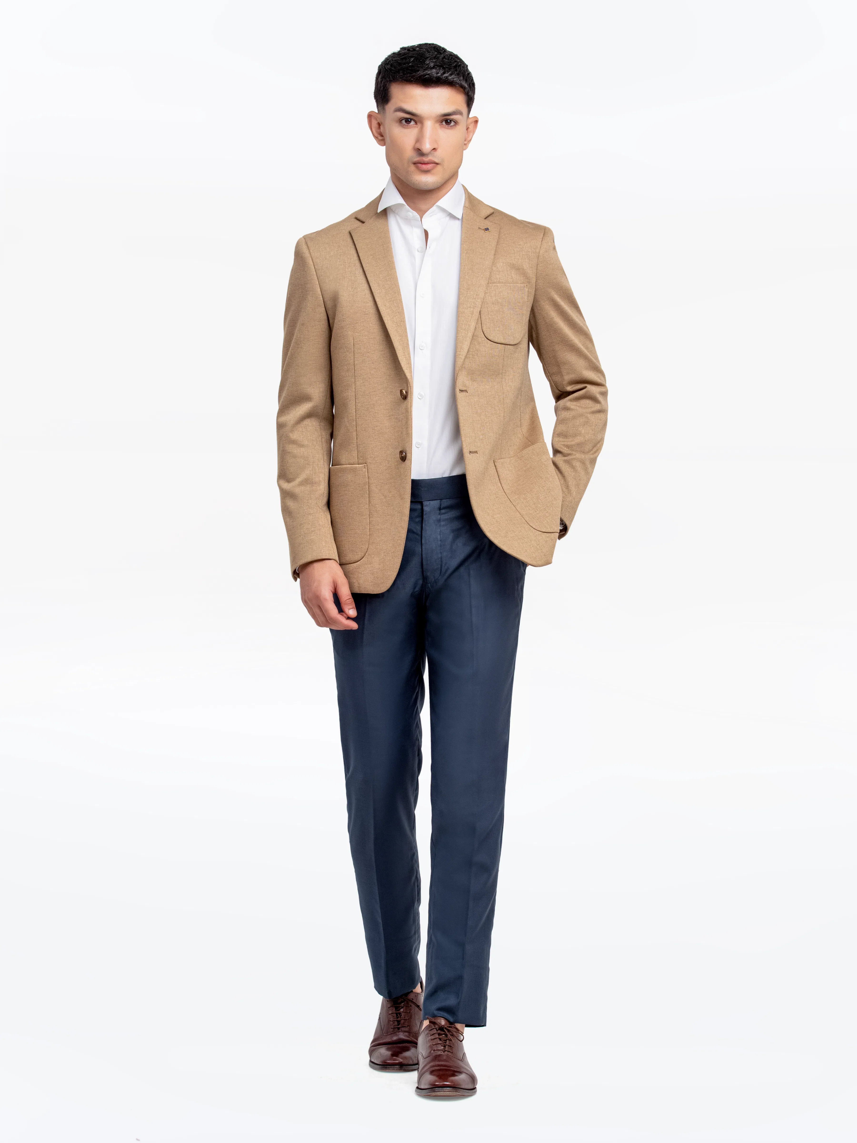 Men's Khaki Blazer - EMTB24-6864 - Image 2