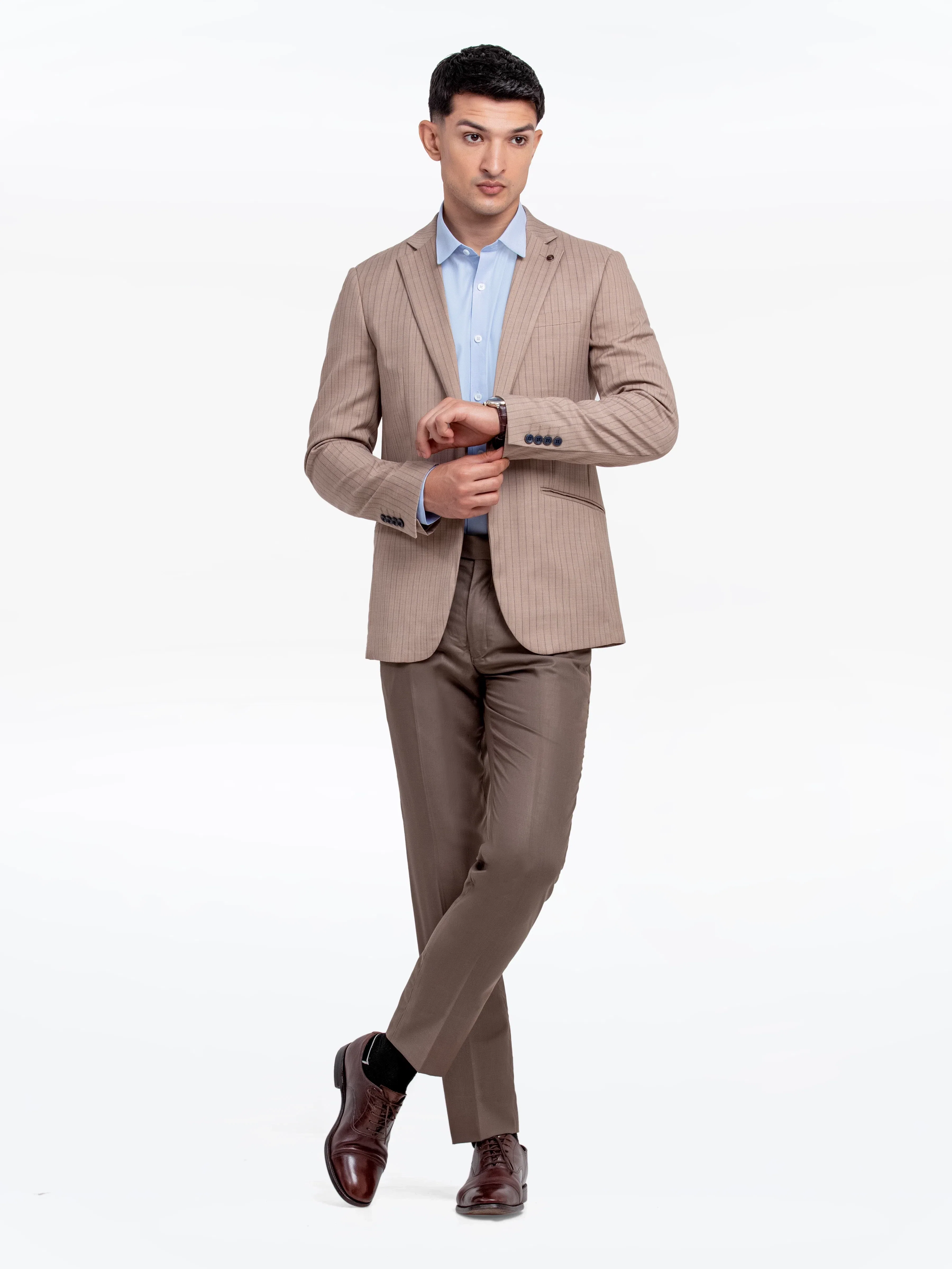 Men's Khaki Blazer - EMTB24-6875 - Image 2