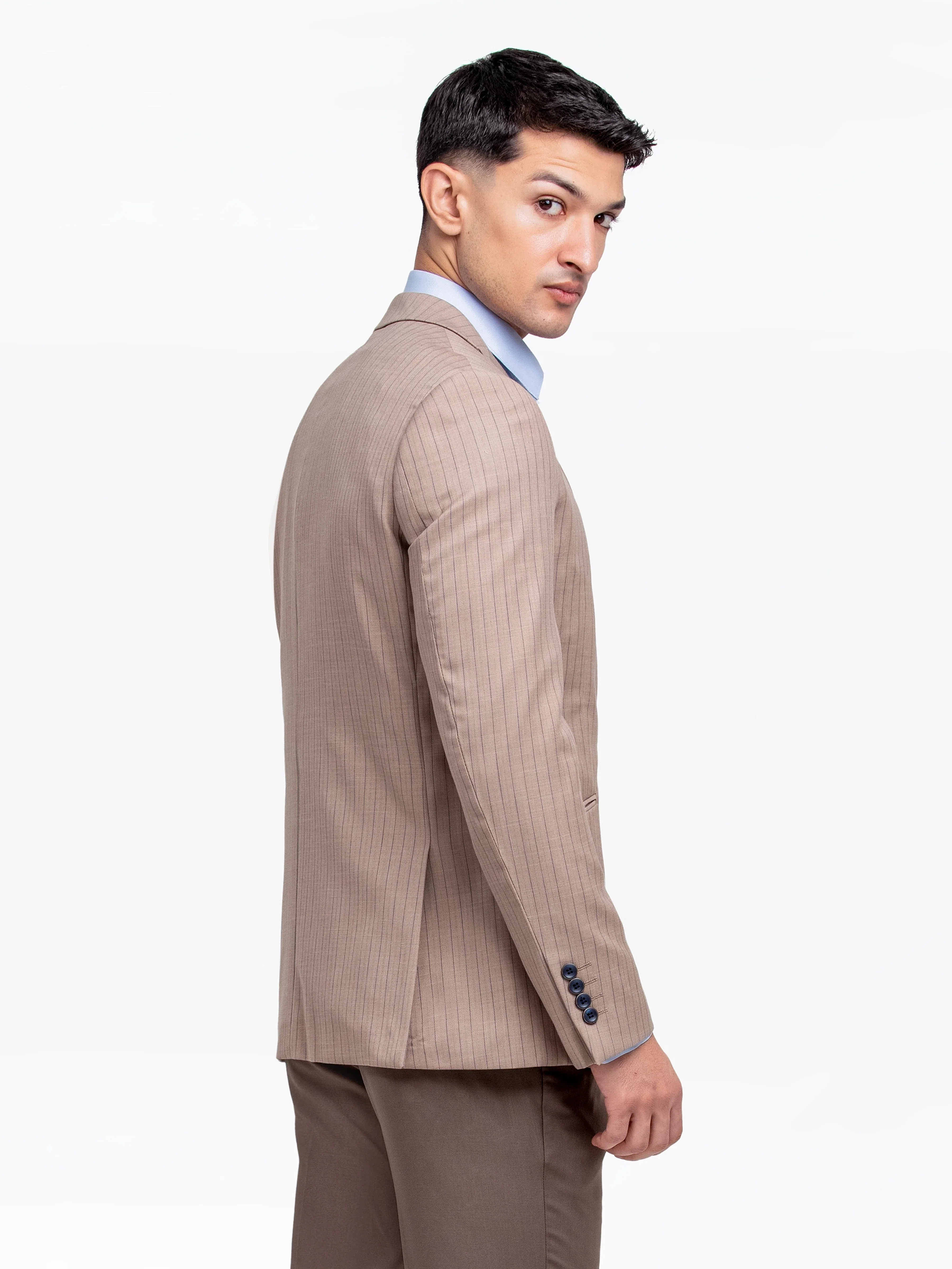 Men's Khaki Blazer - EMTB24-6875 - Image 6