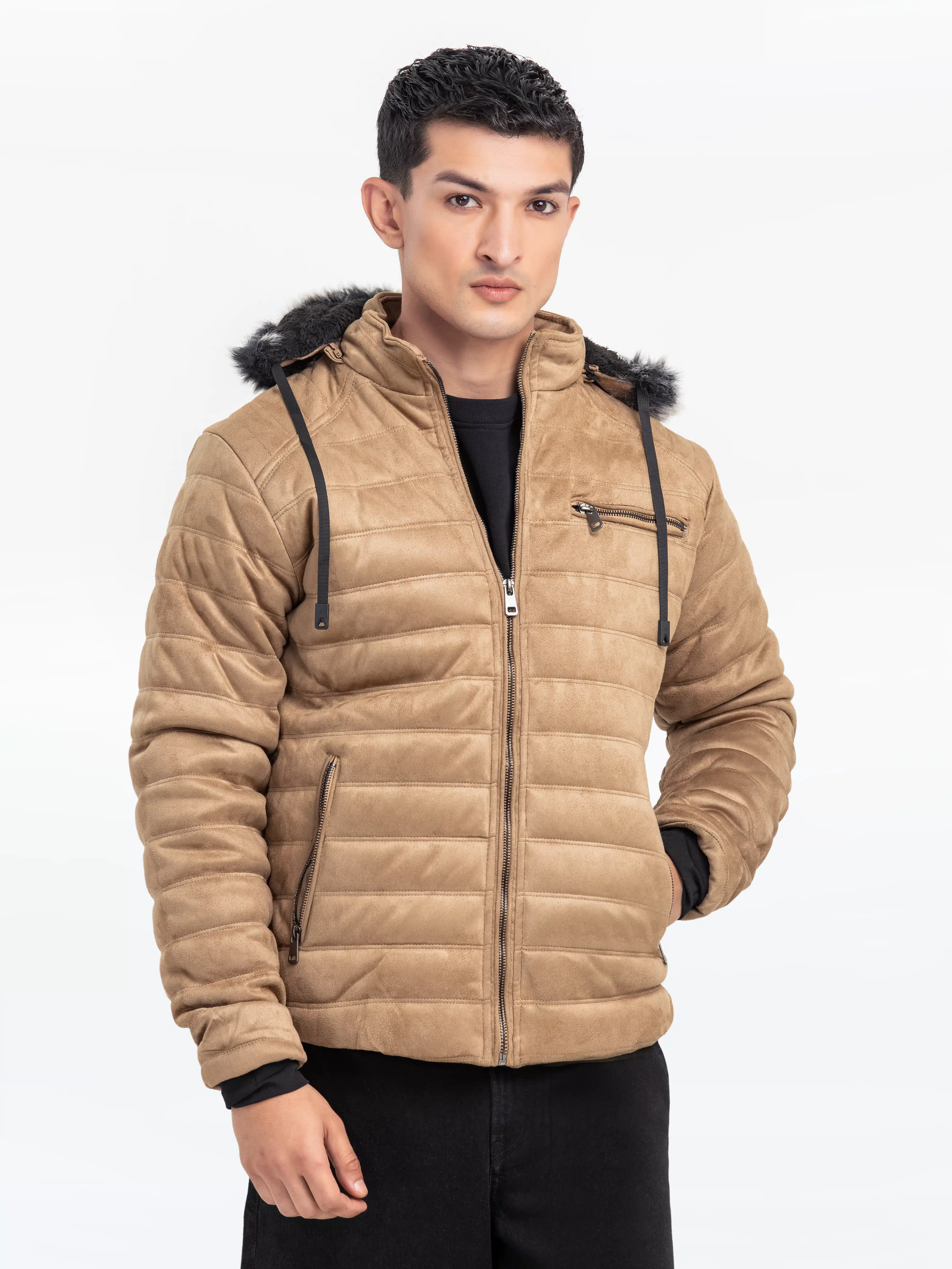 Men's Khaki Jacket - EMTJP24-017 - Image 3