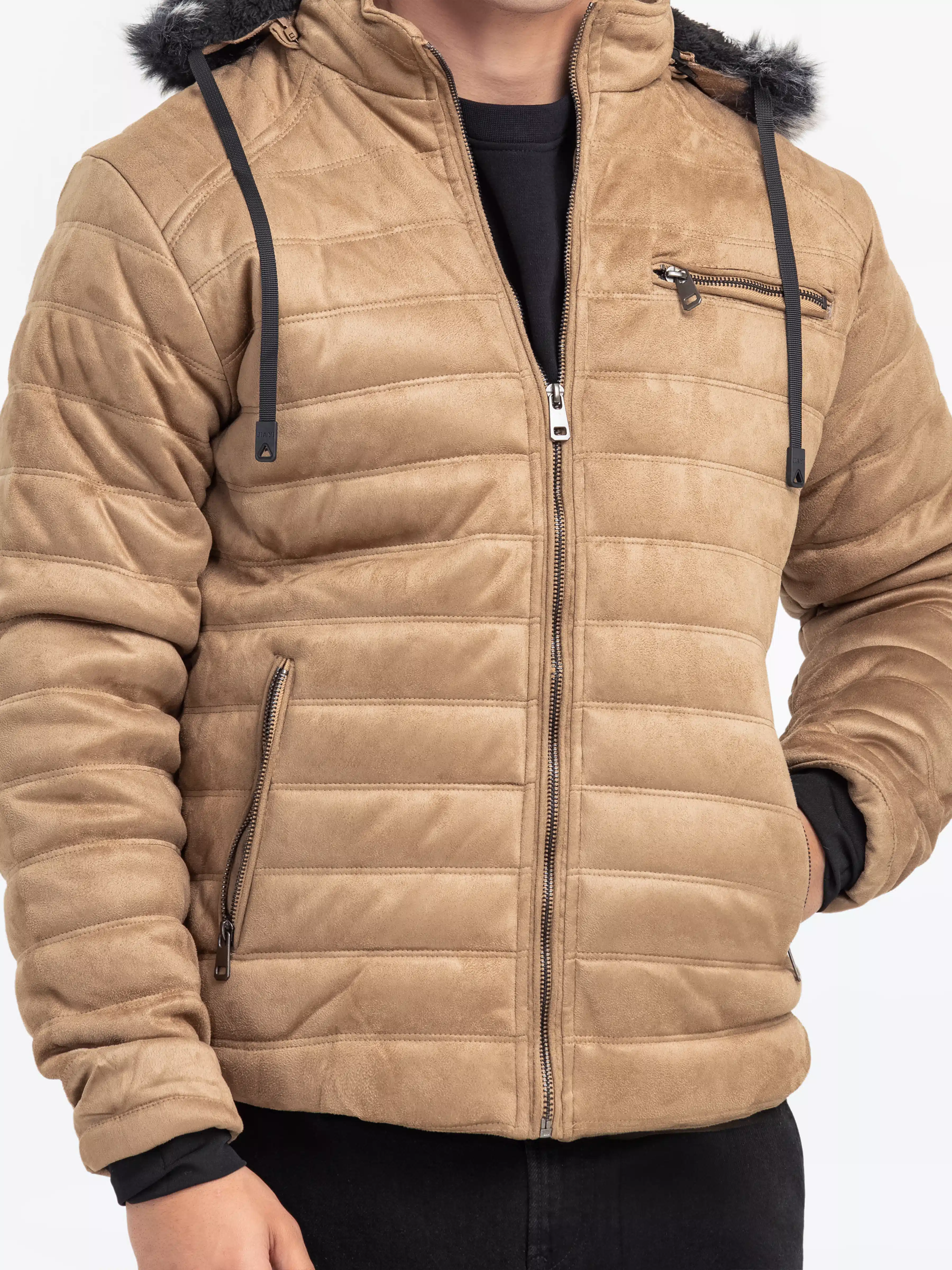 Men's Khaki Jacket - EMTJP24-017 - Image 4