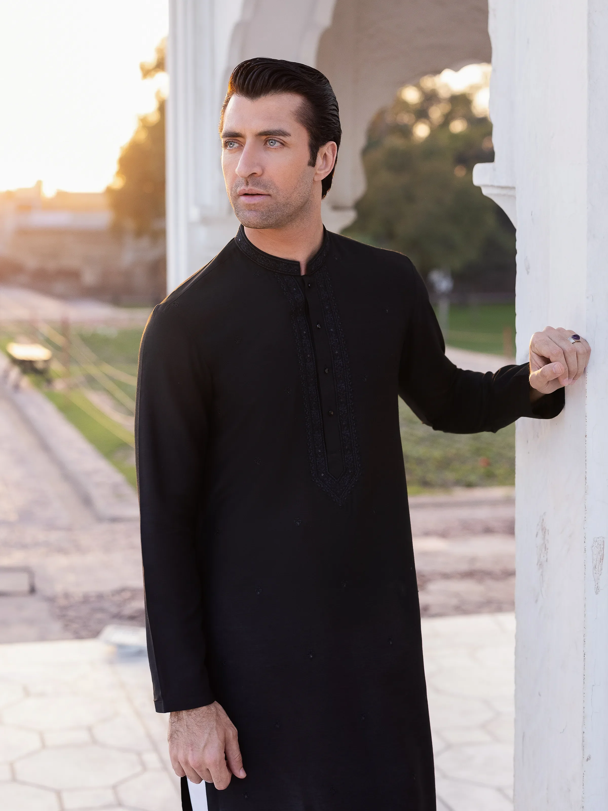 Men's Ceremonial Kurta - EMTKC5-148 - Image 4
