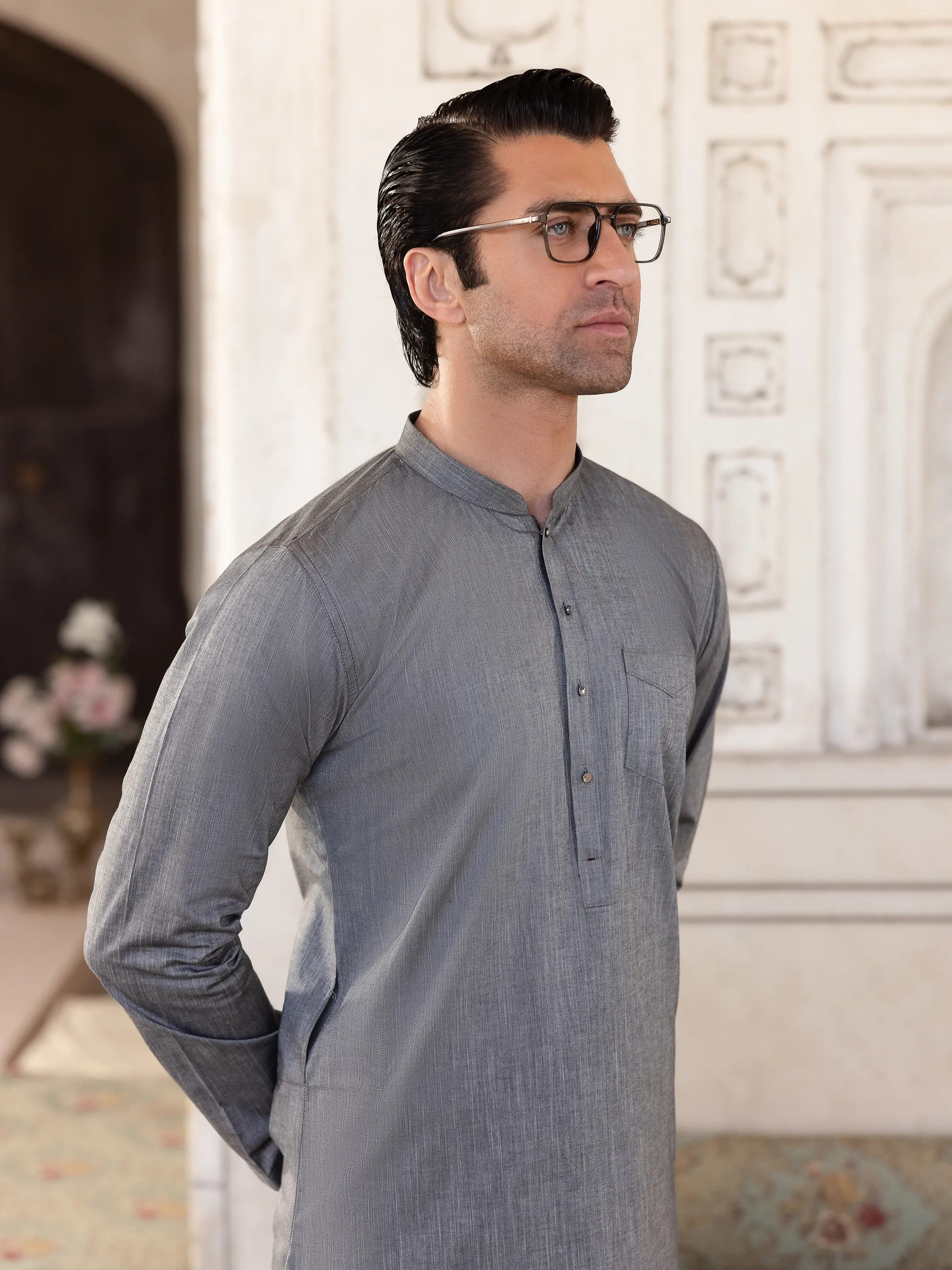 Men's Kurta Pajama - EMTKPT5-056 - Image 2