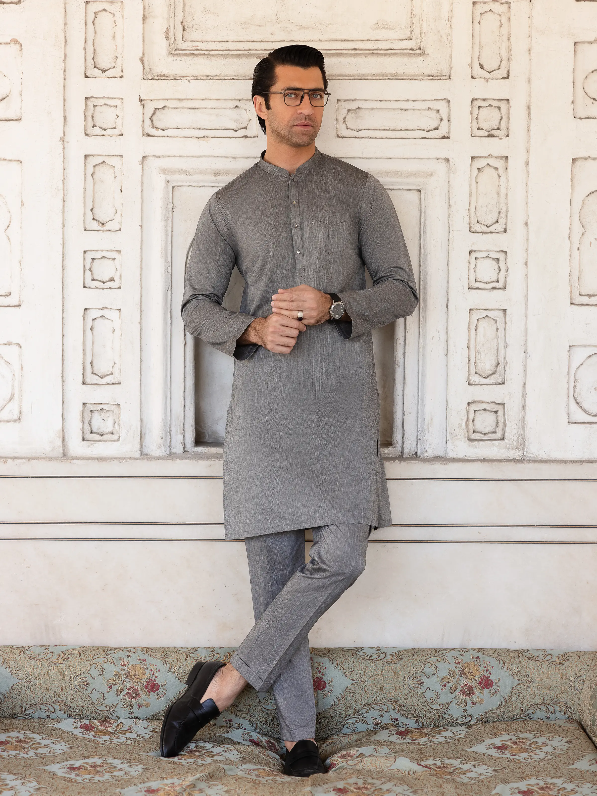 Men's Kurta Pajama - EMTKPT5-056 - Image 3