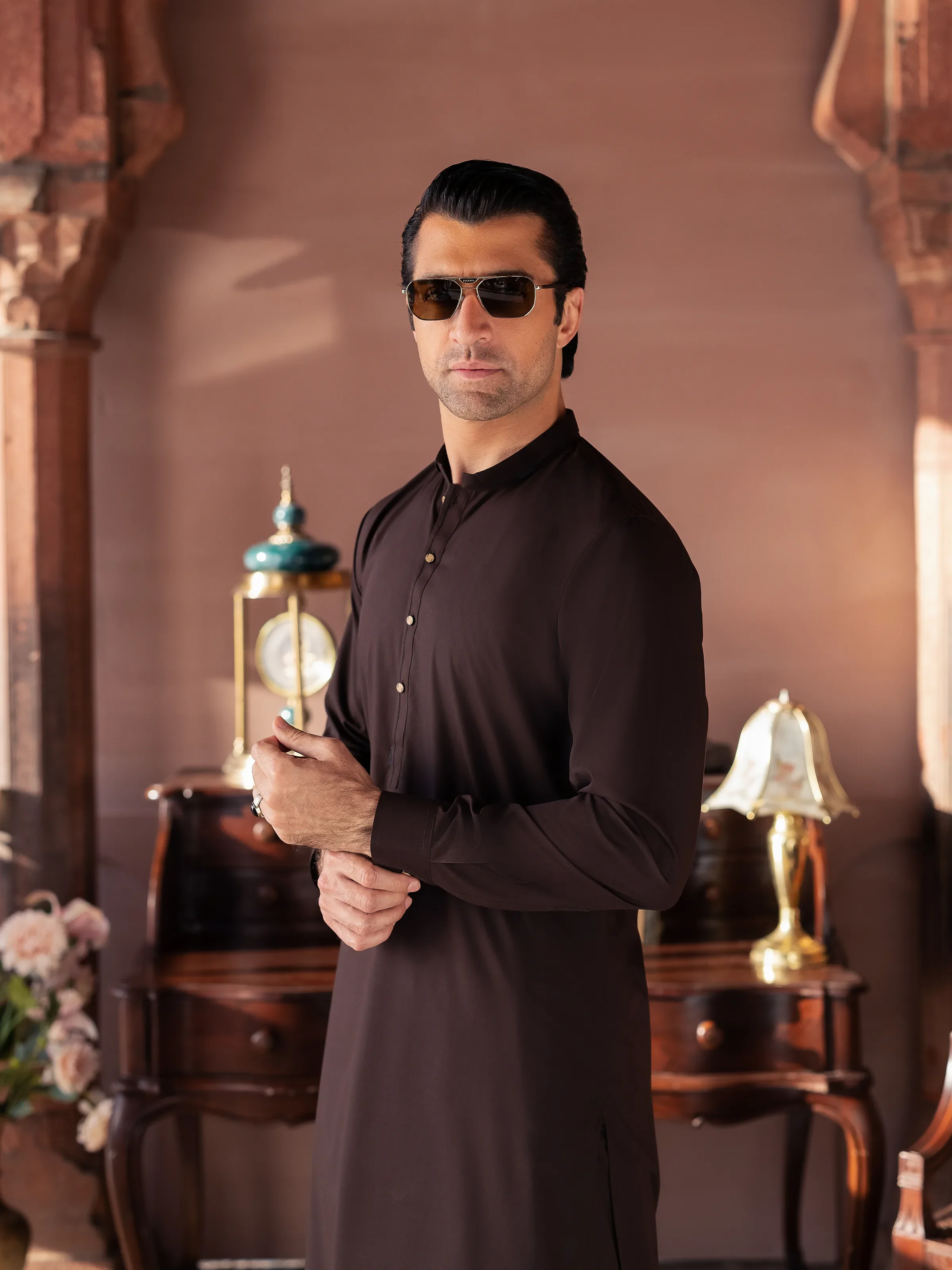 Men's Shalwar Kameez - EMTKST5-99550 - Image 2