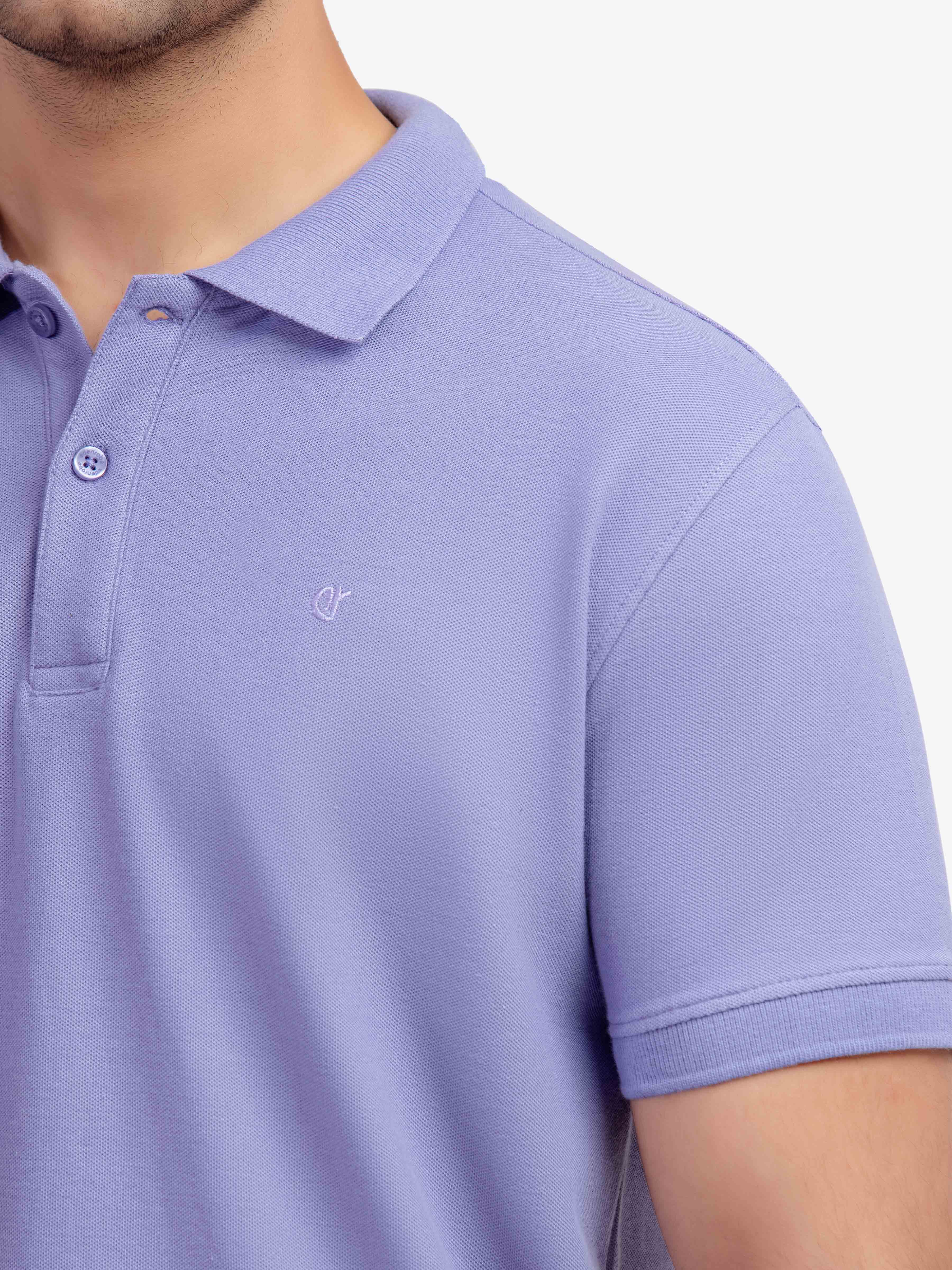 Men's Lavender Polo Shirt - EMTPS5-052 - Image 3