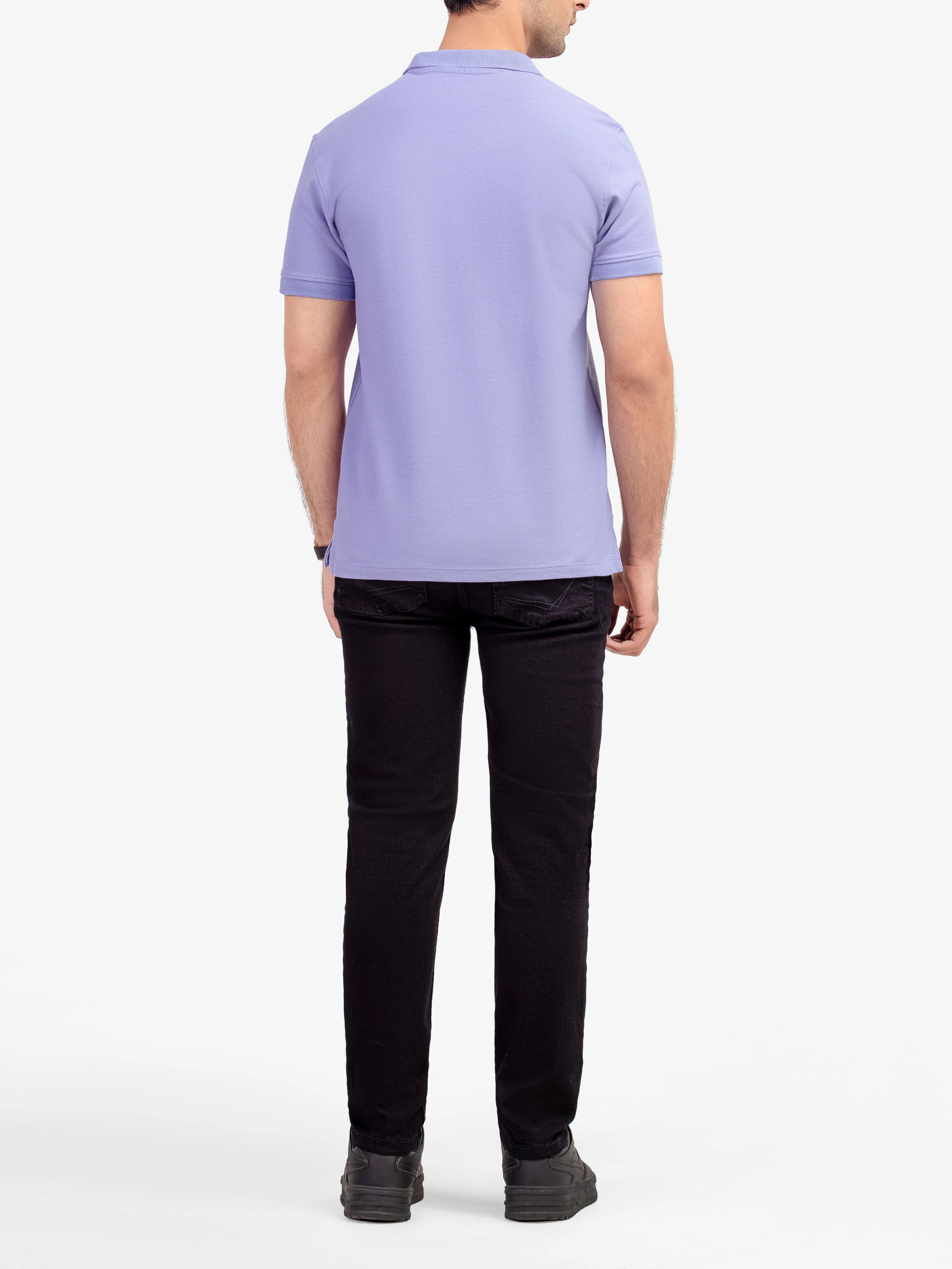 Men's Lavender Polo Shirt - EMTPS5-052 - Image 5