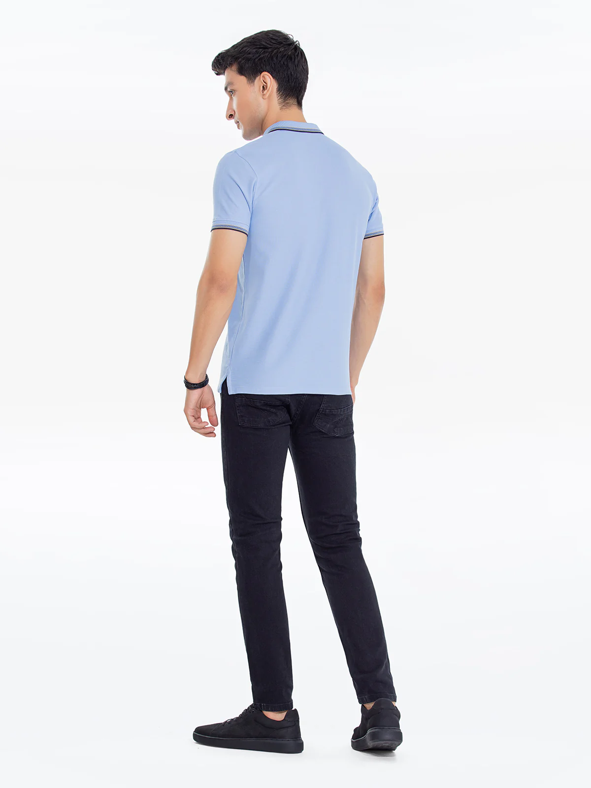Men's Light Blue Polo Shirt - EMTPS24-026 - Image 5