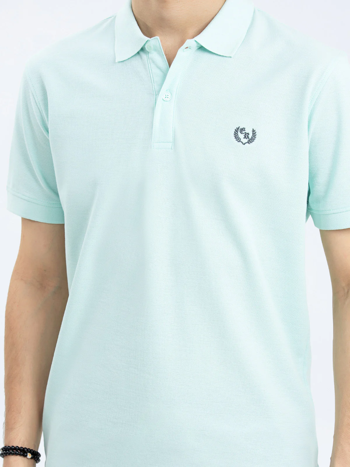 Men's Light Blue Polo Shirt - EMTPS24-036 - Image 3