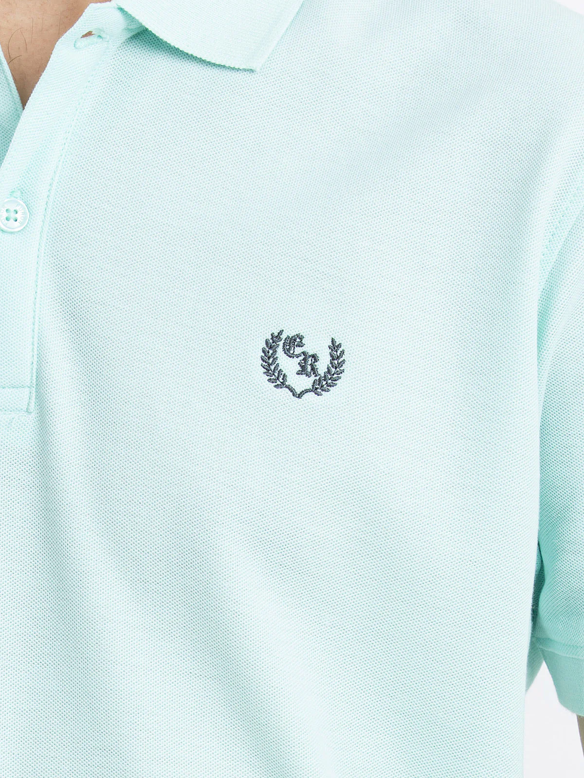 Men's Light Blue Polo Shirt - EMTPS24-036 - Image 4