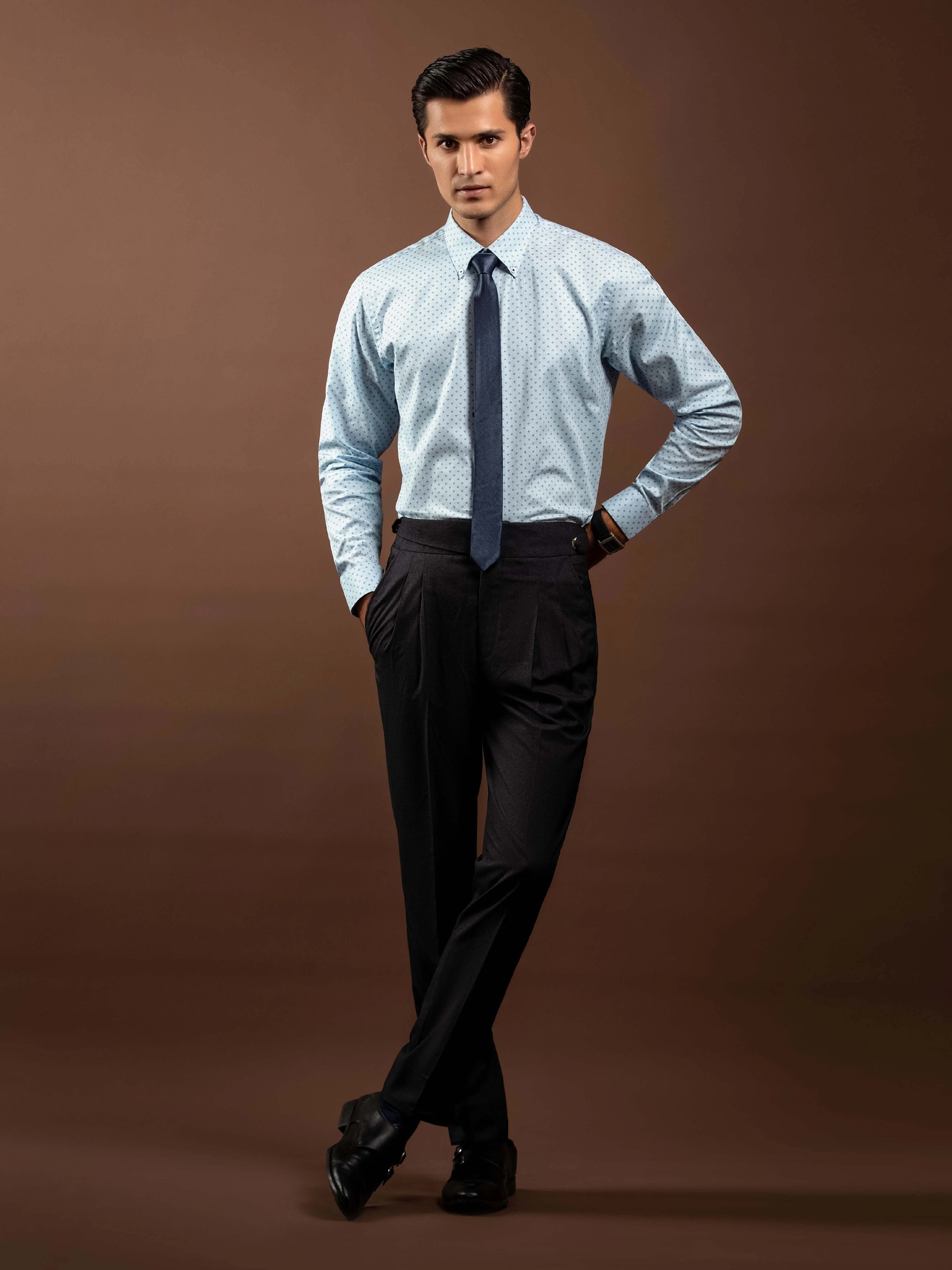 Men's Light Blue Shirt - EMTSI5-50844 - Image 3