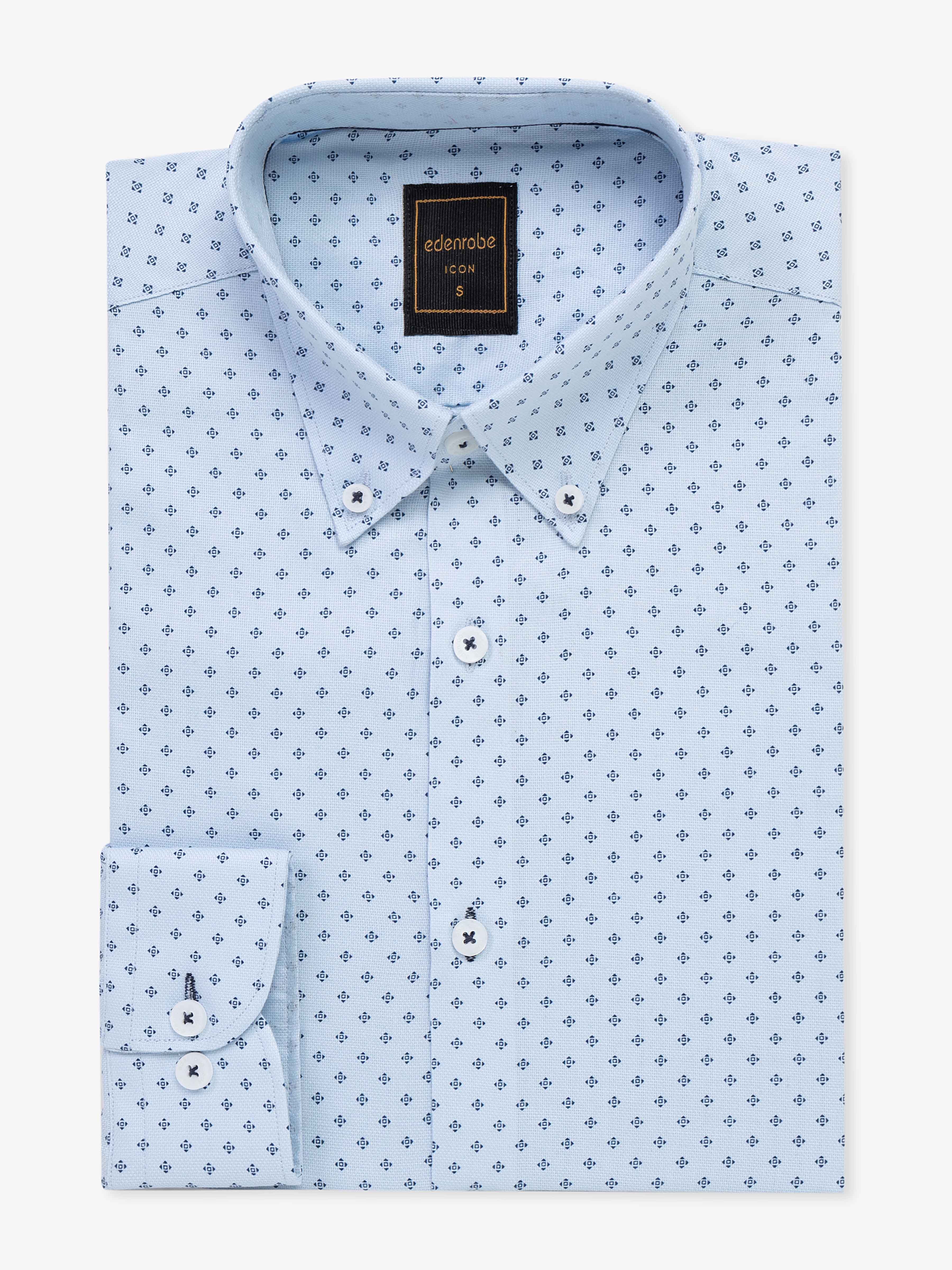Men's Light Blue Shirt - EMTSI5-50844 - Image 6