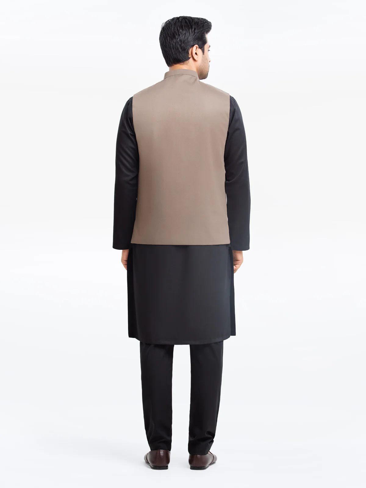 Men's Light Brown Waist Coat - EMTWCP24-35904 - Image 5