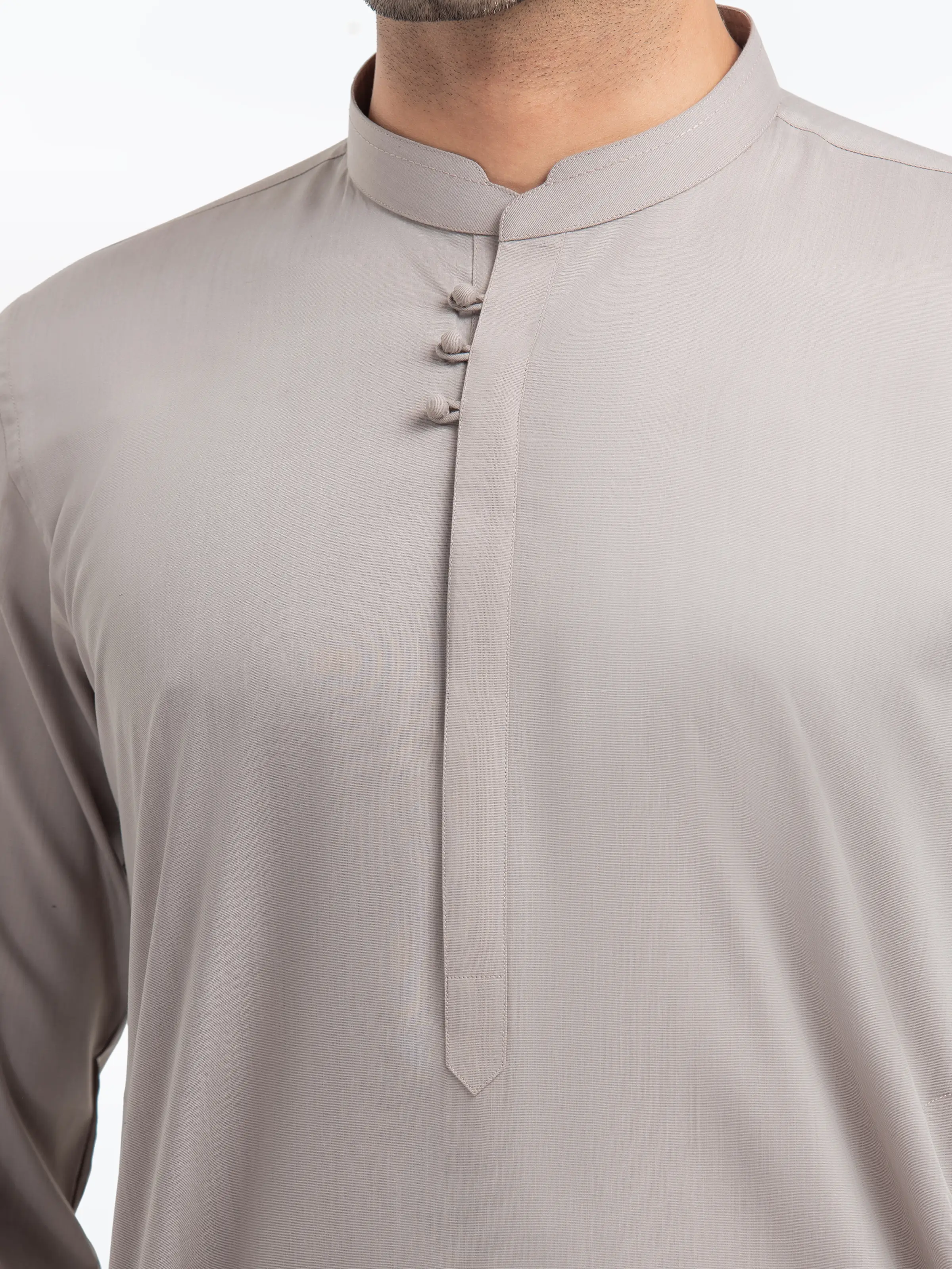 Men's Light Coffee Kurta Pajama - EMTKPT5-055 - Image 3