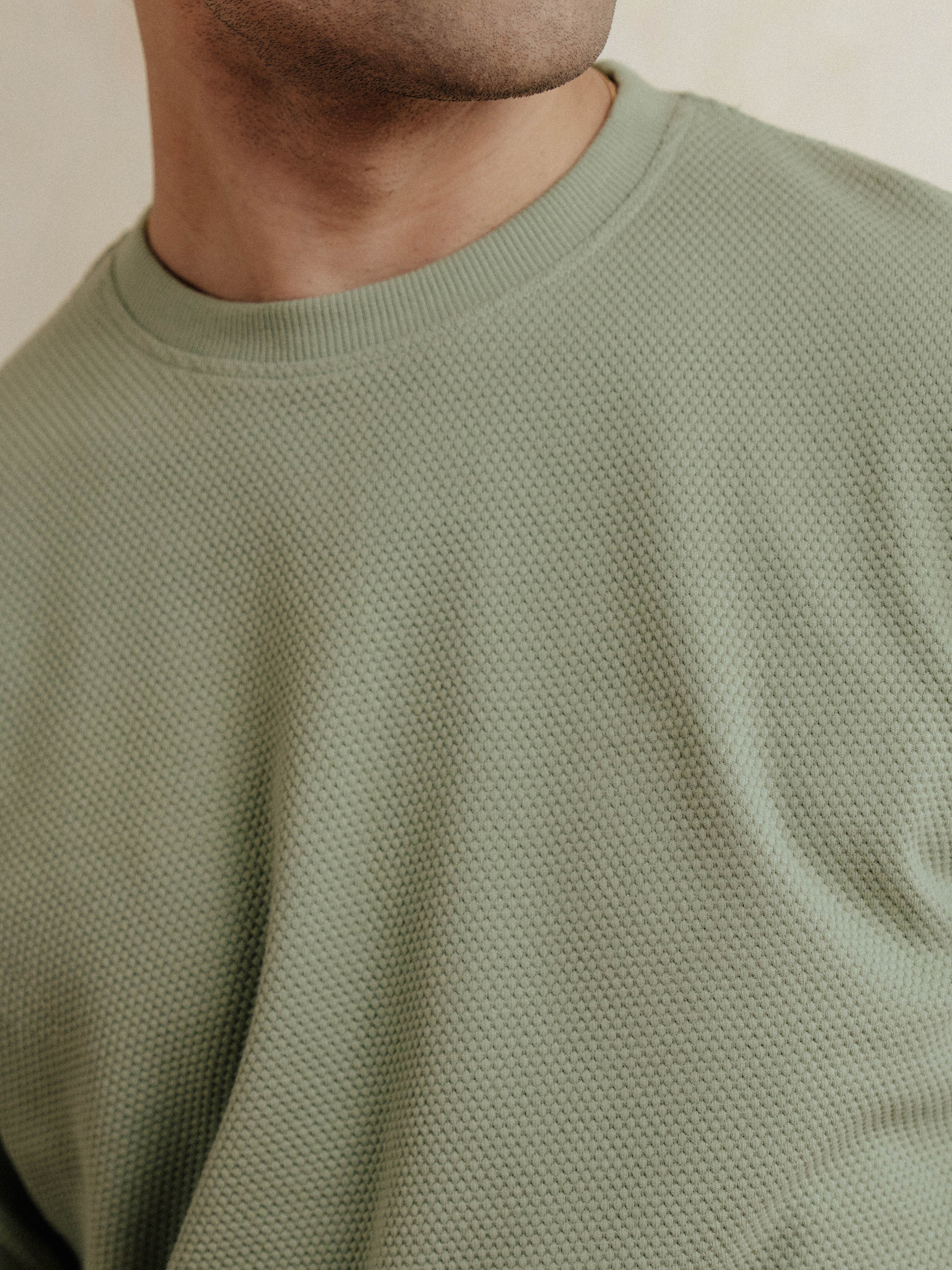 Men's Light Green Sweatshirt - EMTSS5-008 - Image 6