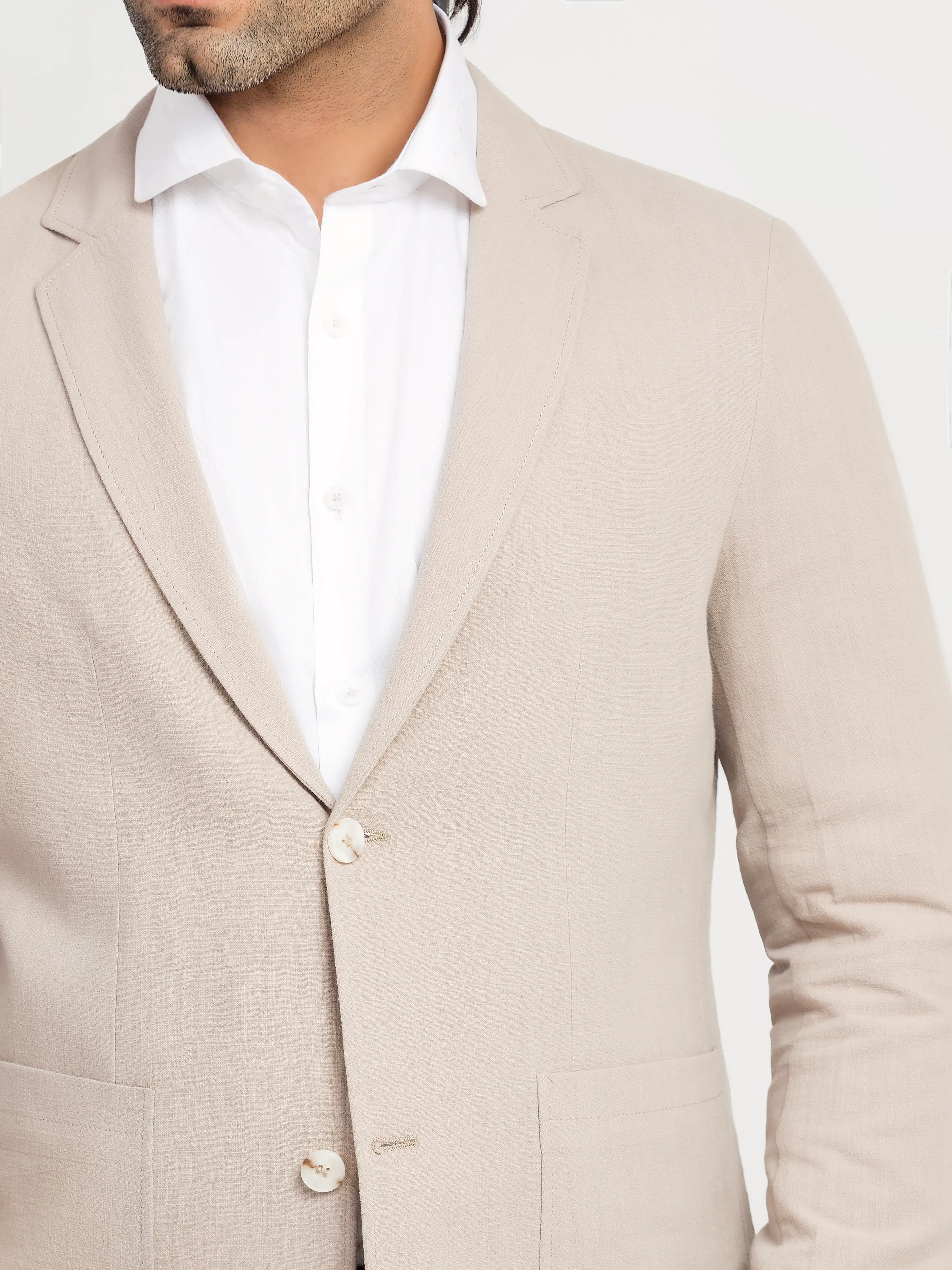 Men's Light Grey Blazer - EMTB5-6906 - Image 3