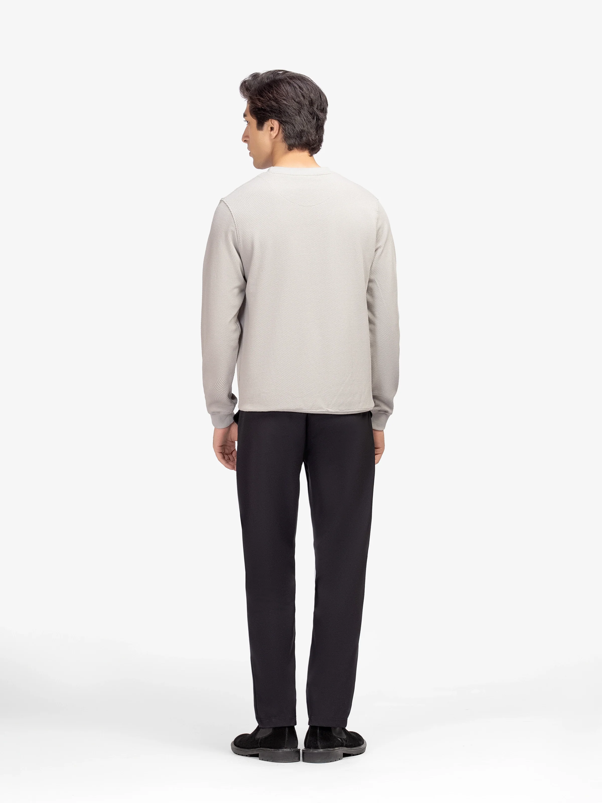 Men's Light Grey Sweatshirt - EMTSS5-010 - Image 5