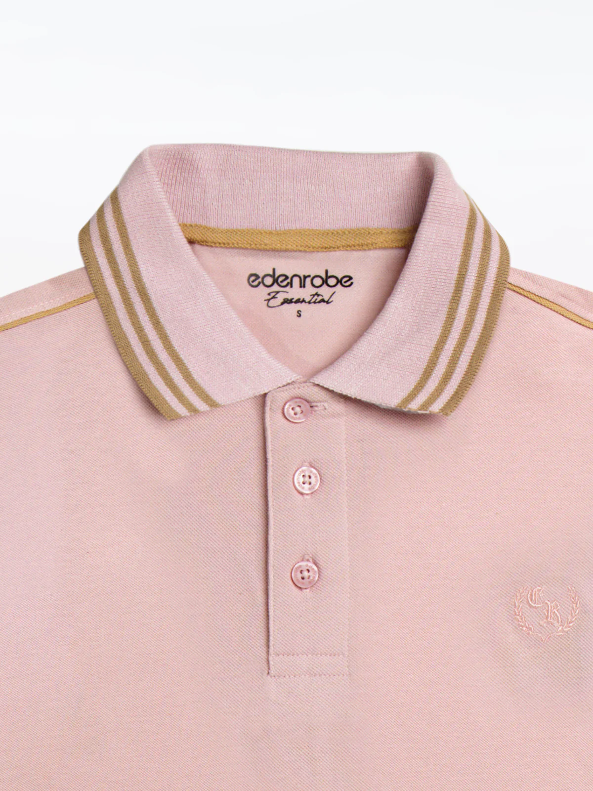 Men's Light Pink Polo Shirt - EMTPS24-052 - Image 2
