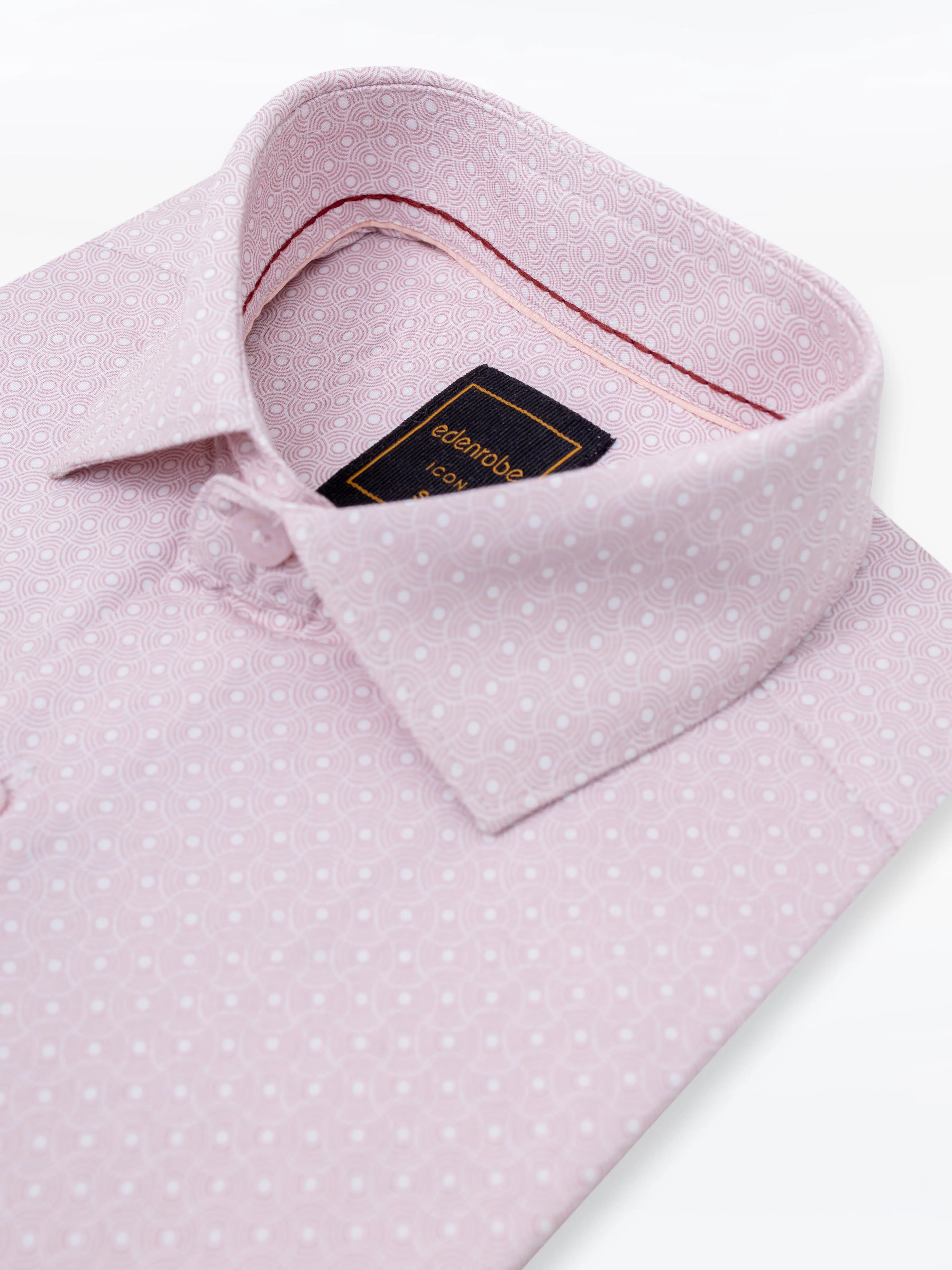 Men's Light Pink Shirt - EMTSI5-50749 - Image 4