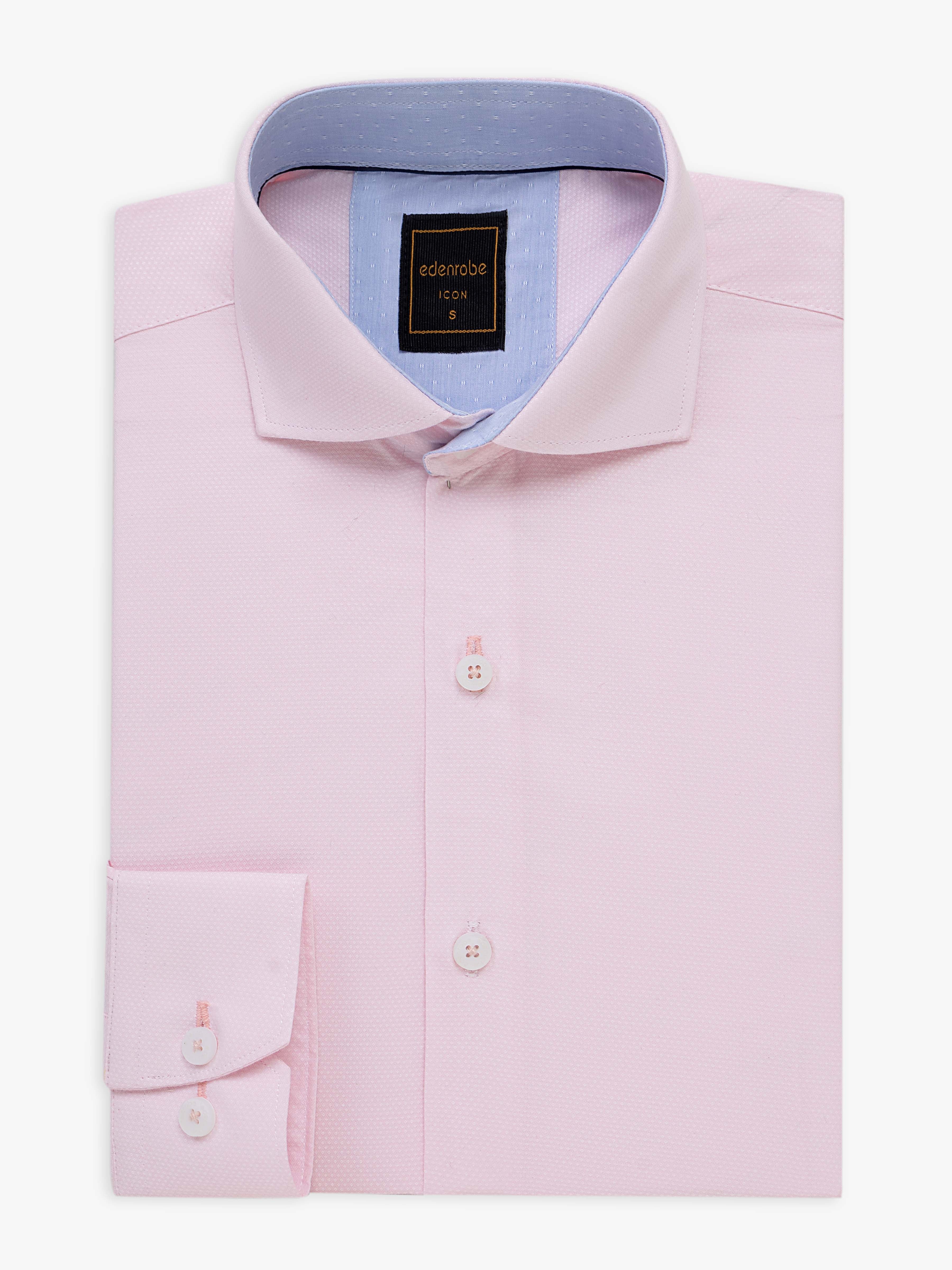 Men's Light Pink Shirt - EMTSI5-50836 - Image 6