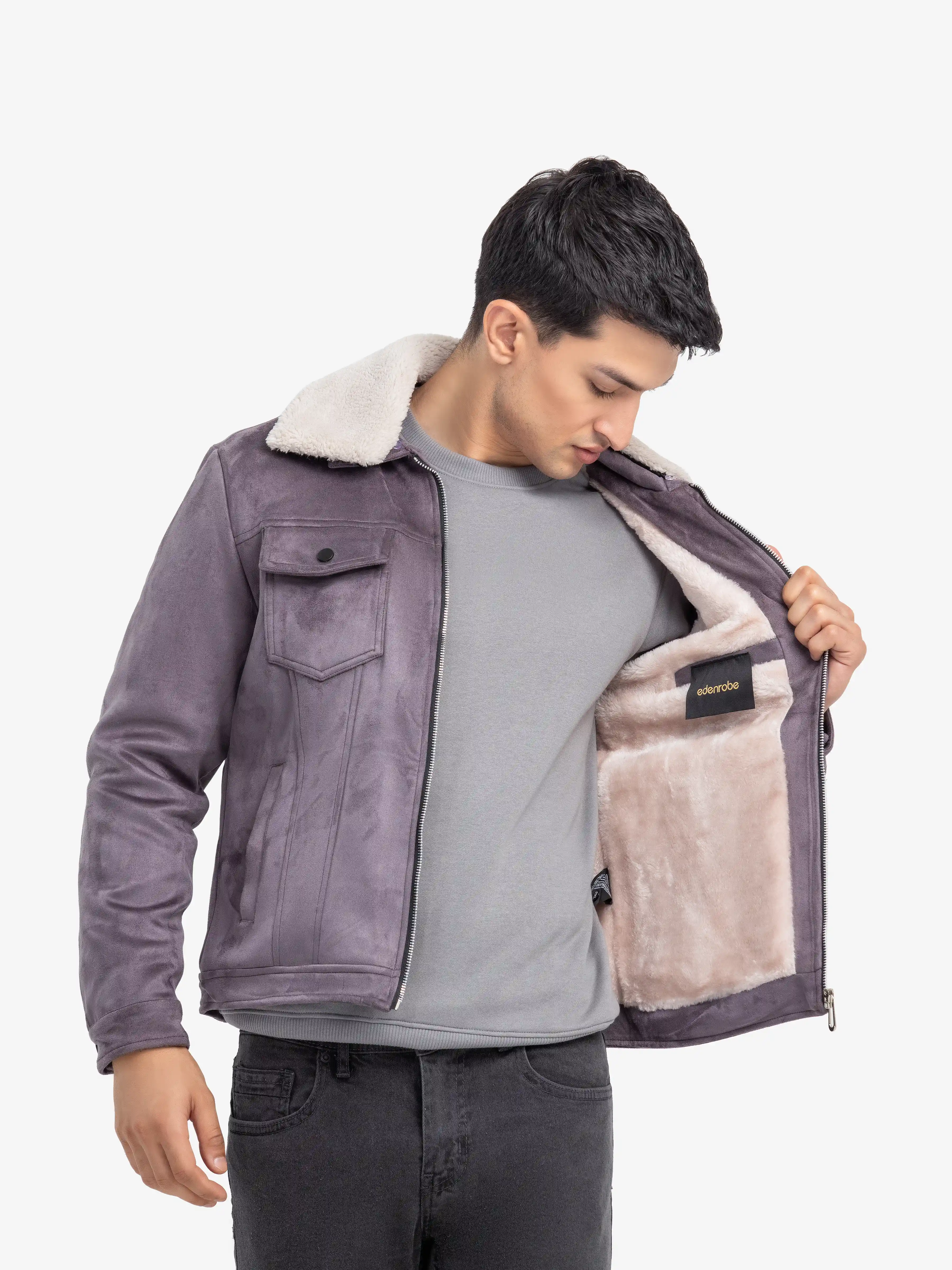 Men's Light Plum Jacket - EMTJ24-015 - Image 3
