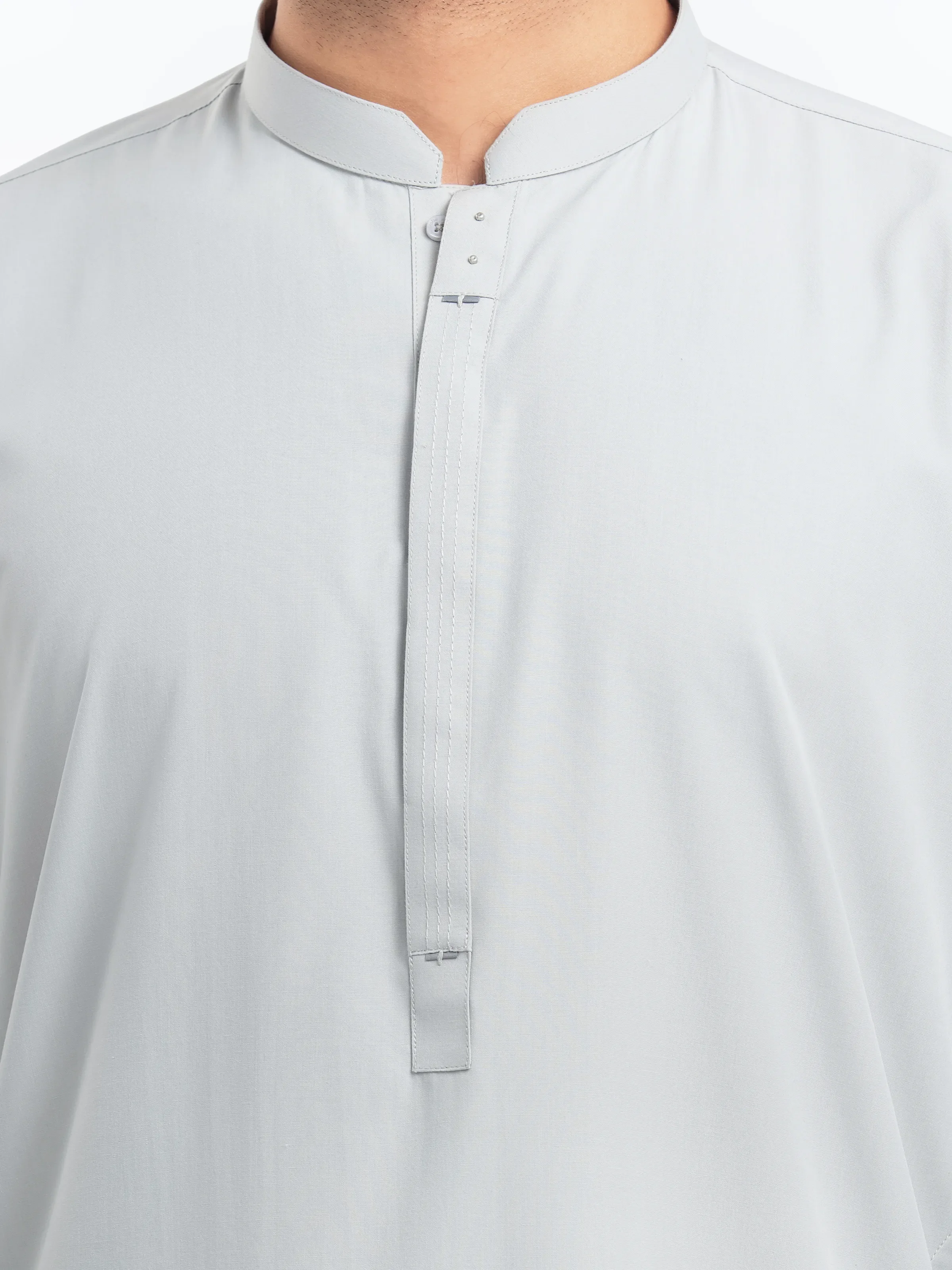 Men's Light Sage Shalwar Kameez - EMTKS25-41153 - Image 6