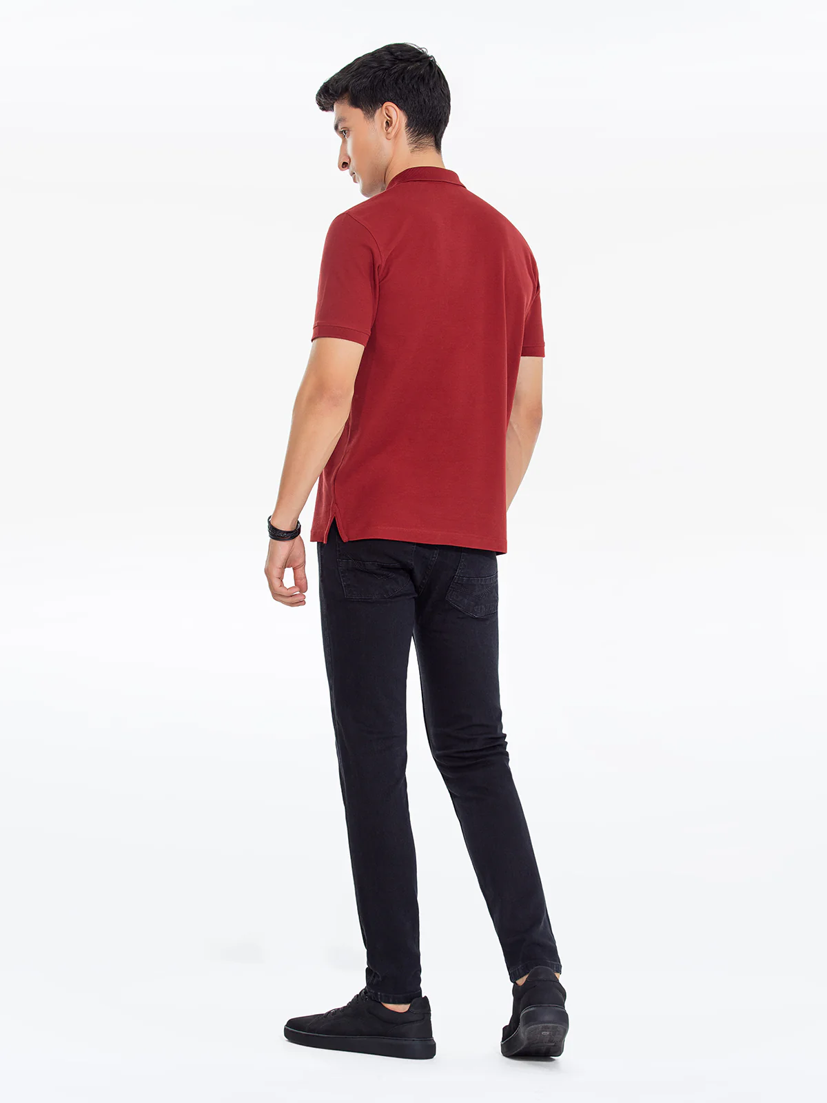 Men's Maroon Polo Shirt - EMTPS24-033 - Image 5