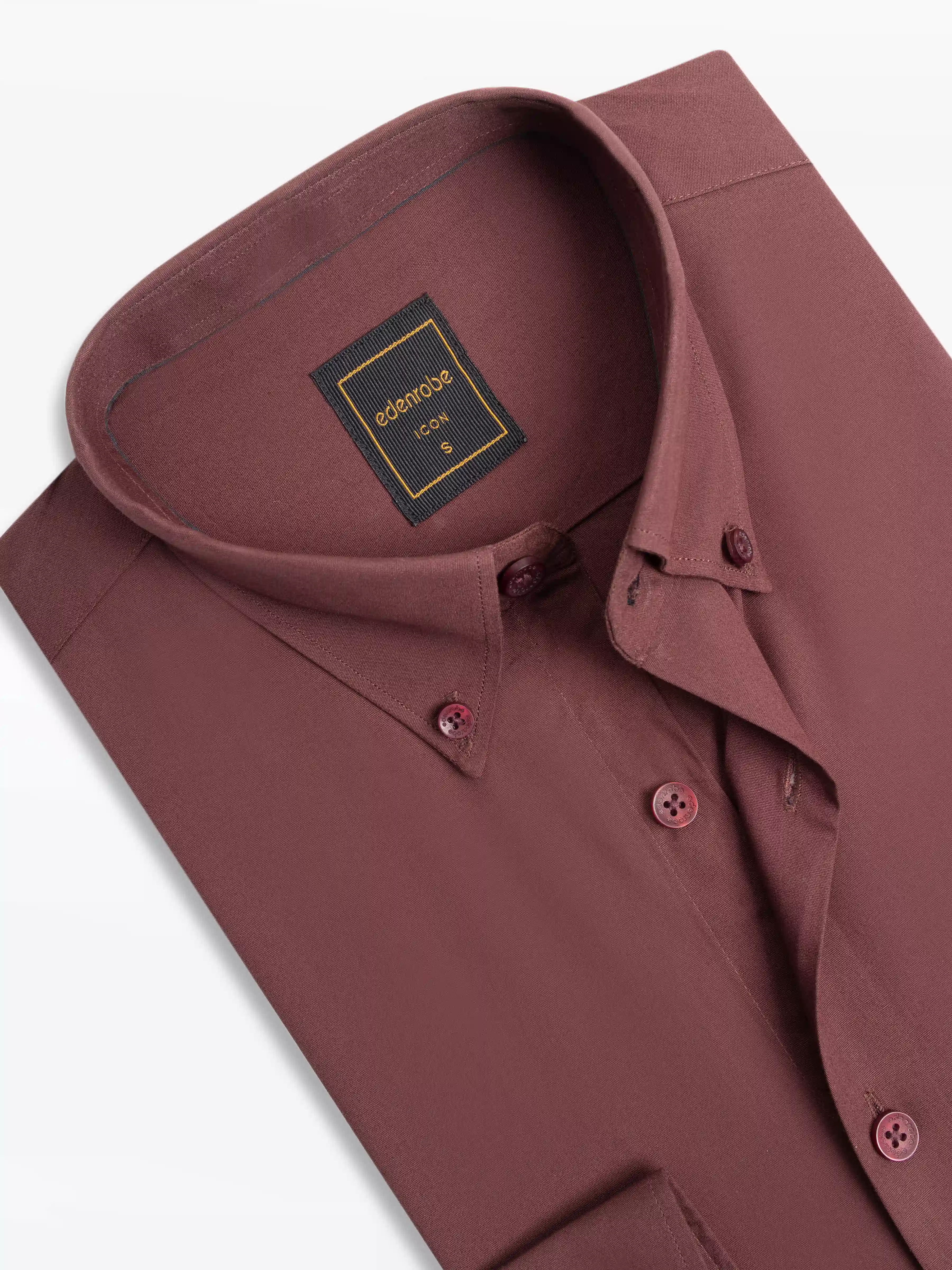 Men's Maroon Shirt - EMTSI24-50732 - Image 2