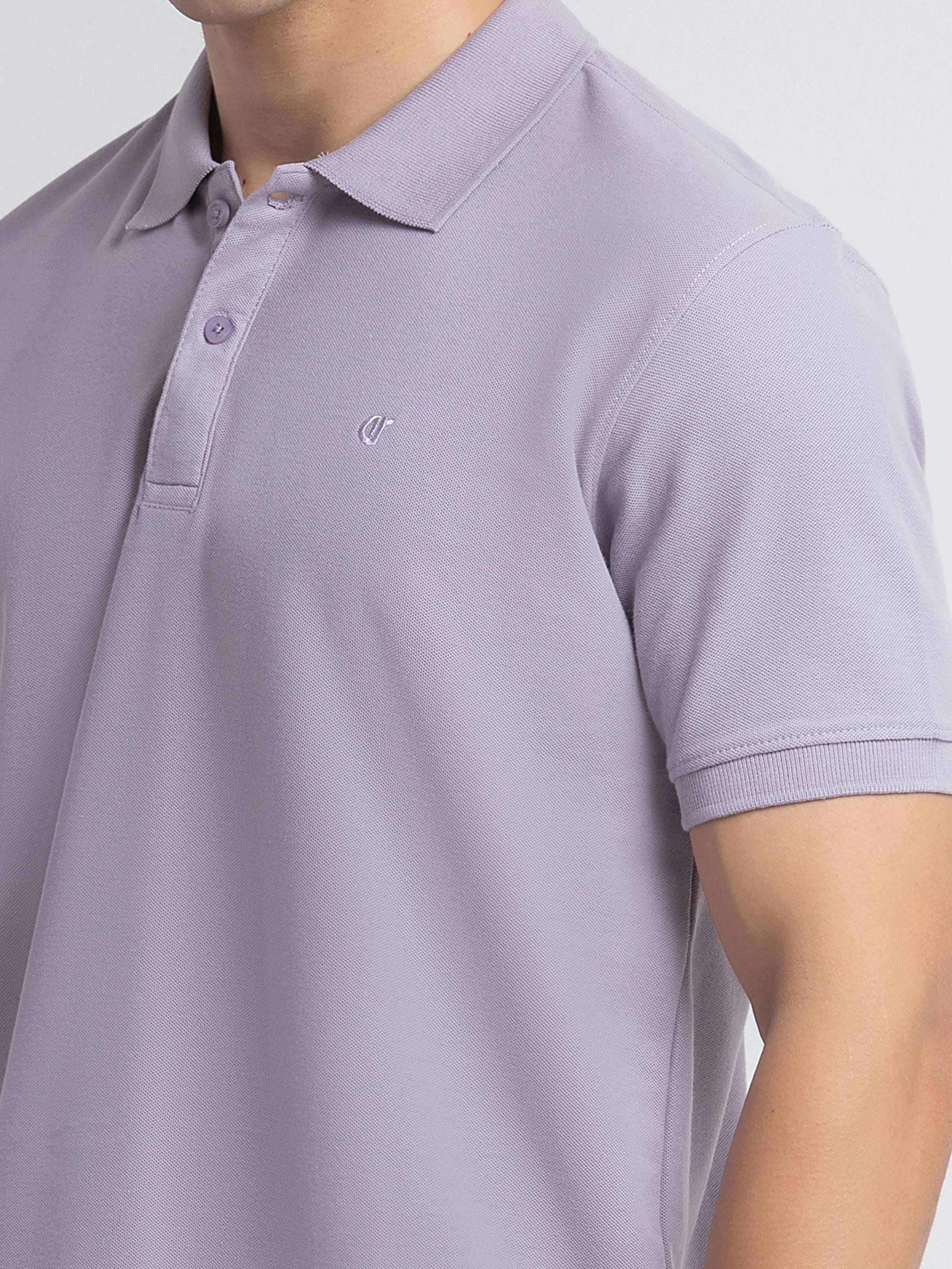 Men's Mauve Polo Shirt - EMTPS6-007 - Image 3