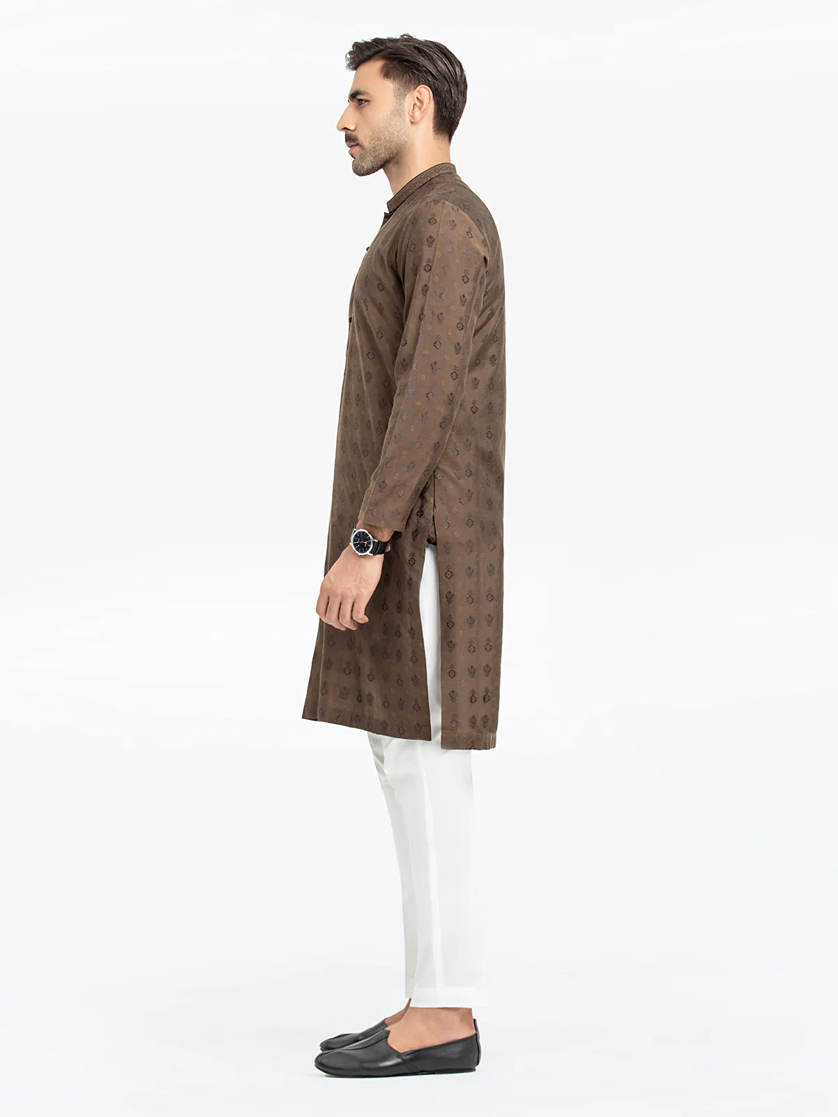 Men's Mehndi Kurta - EMTKC24-122 - Image 4