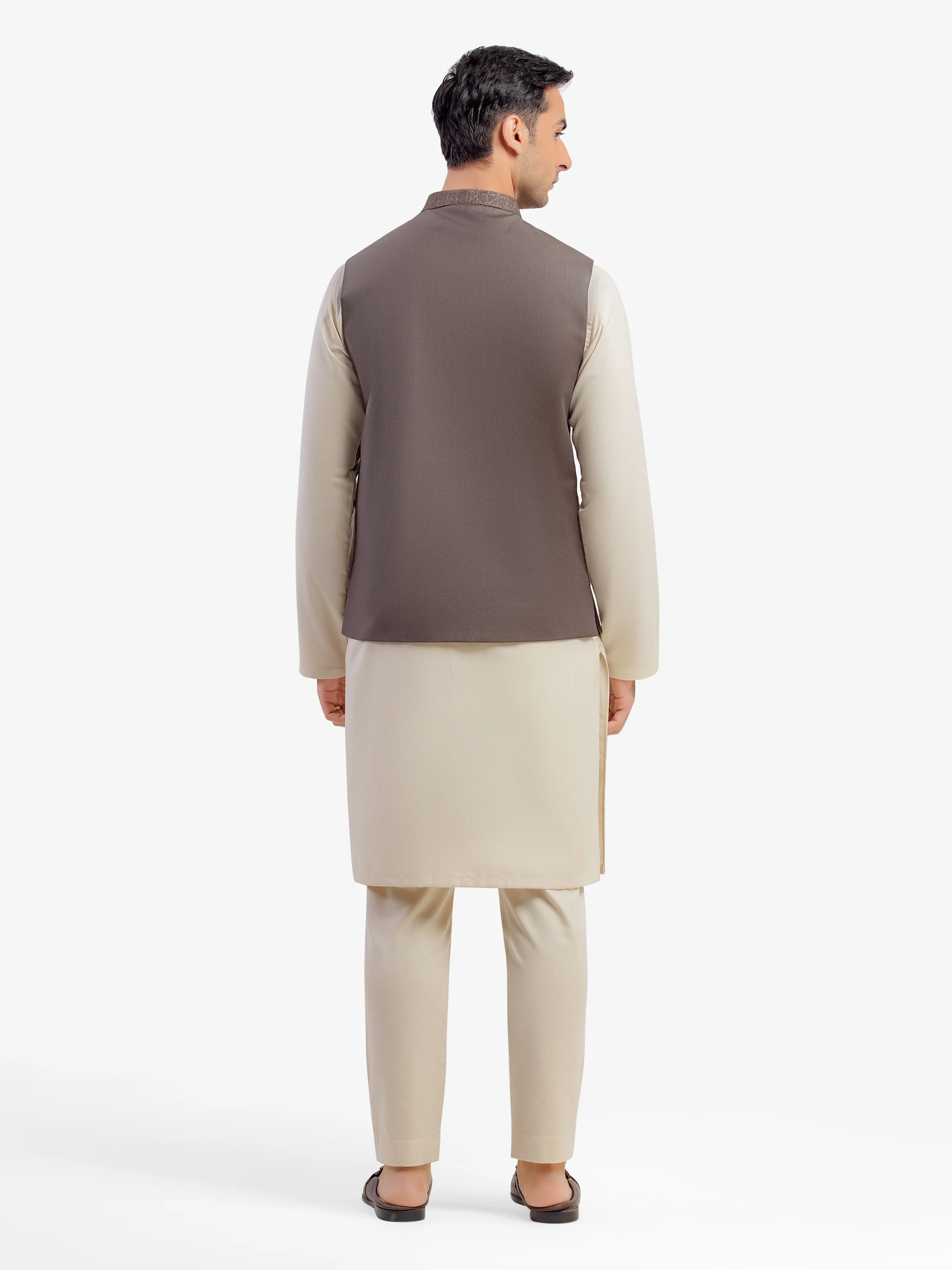 Men's Mehndi Waist Coat - EMTWC5-35962 - Image 4