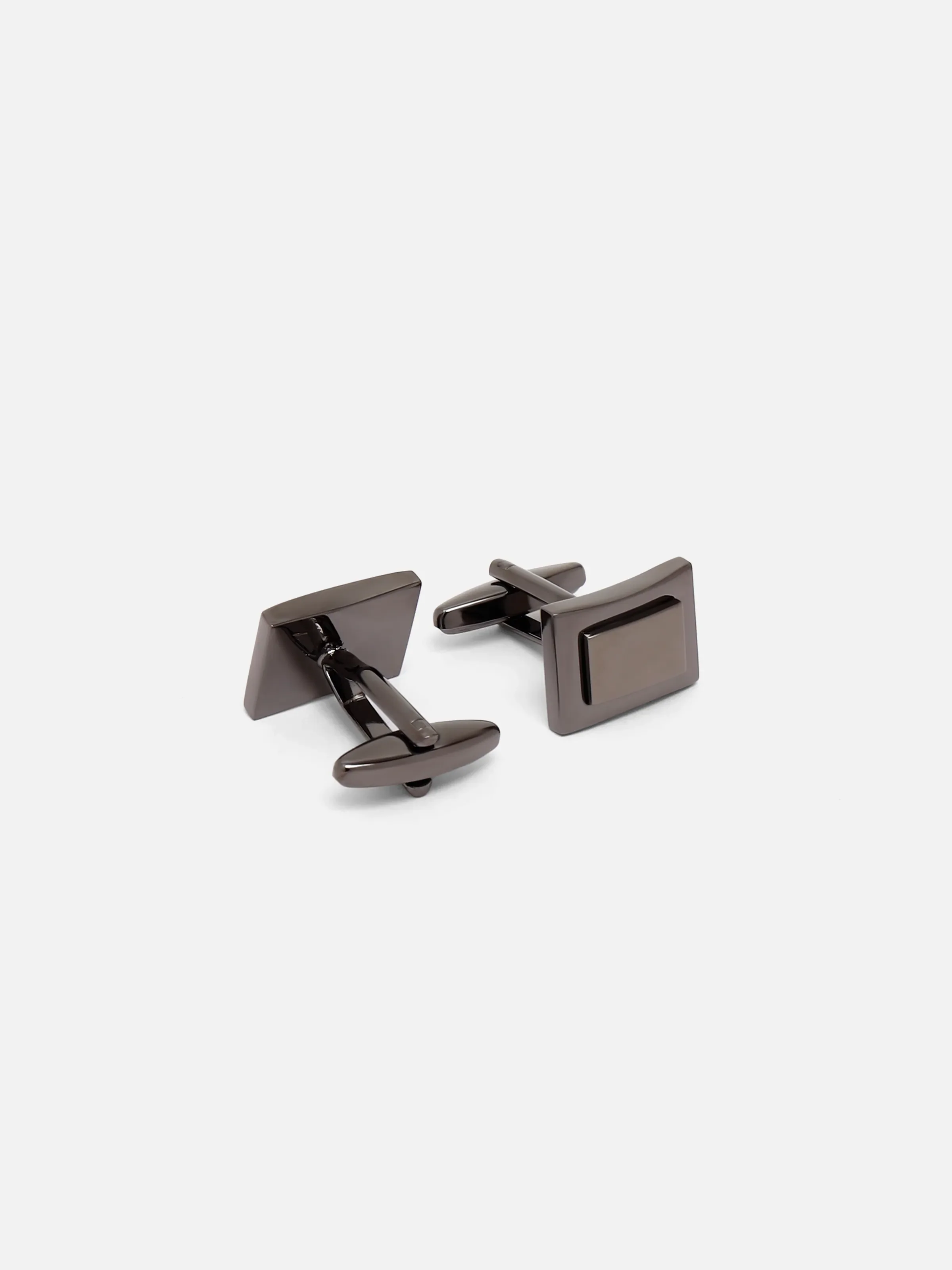 Imperio Metallic Grey Cufflink - EAMCL6-001 - Image 2