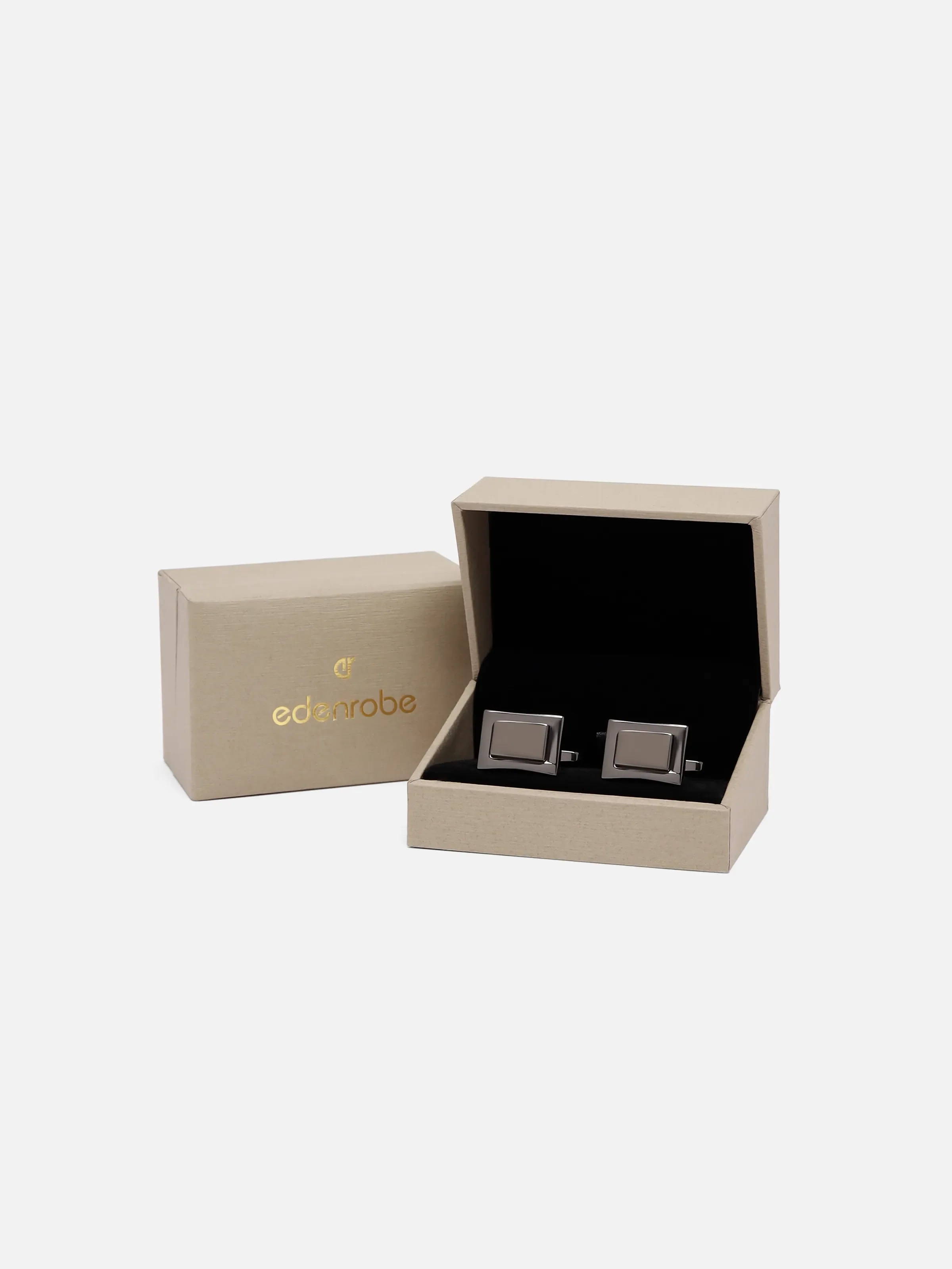 Imperio Metallic Grey Cufflink - EAMCL6-001 - Image 3