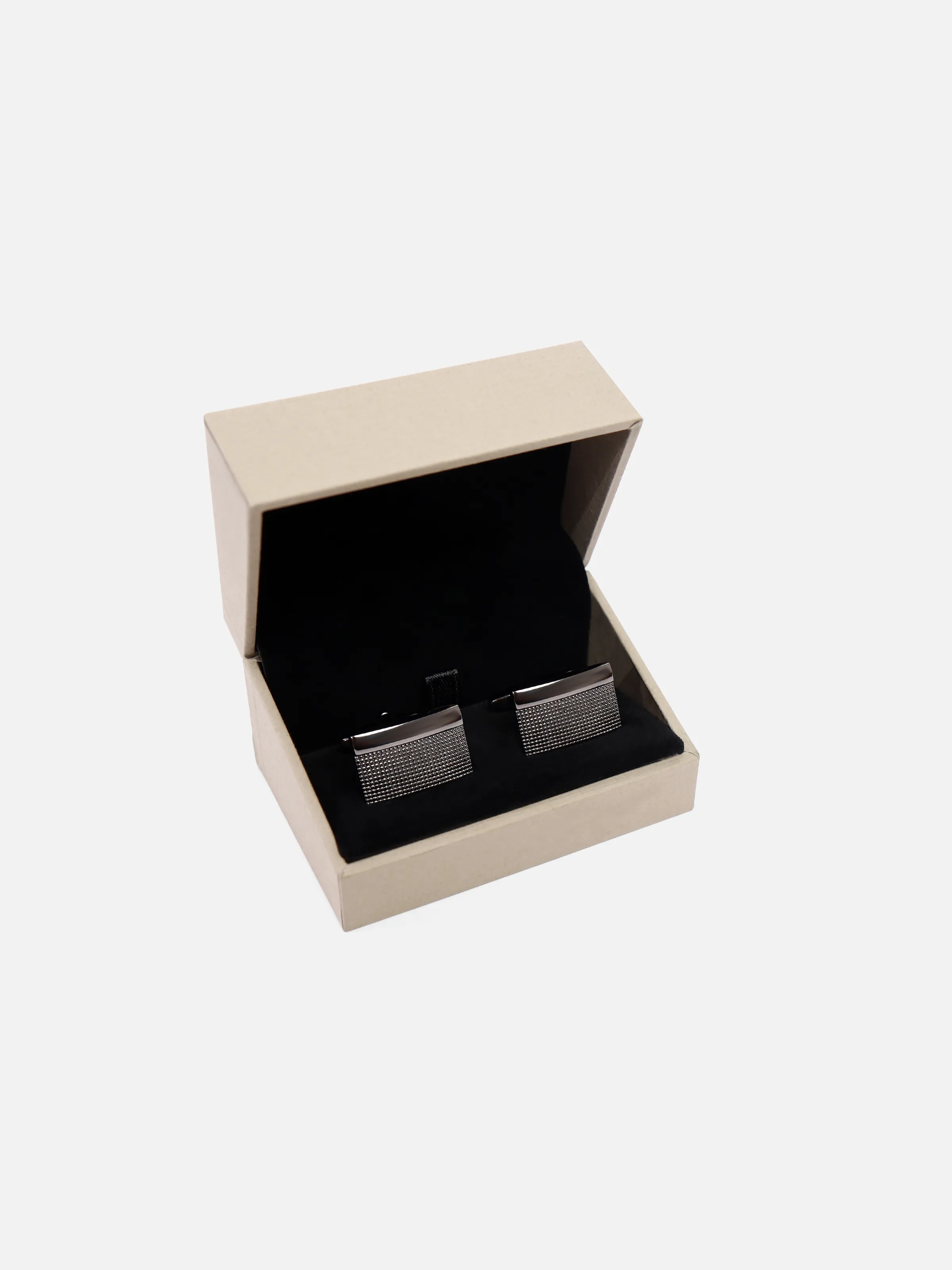 Onyx Metallic Grey Cufflink - EAMCL6-006 - Image 2