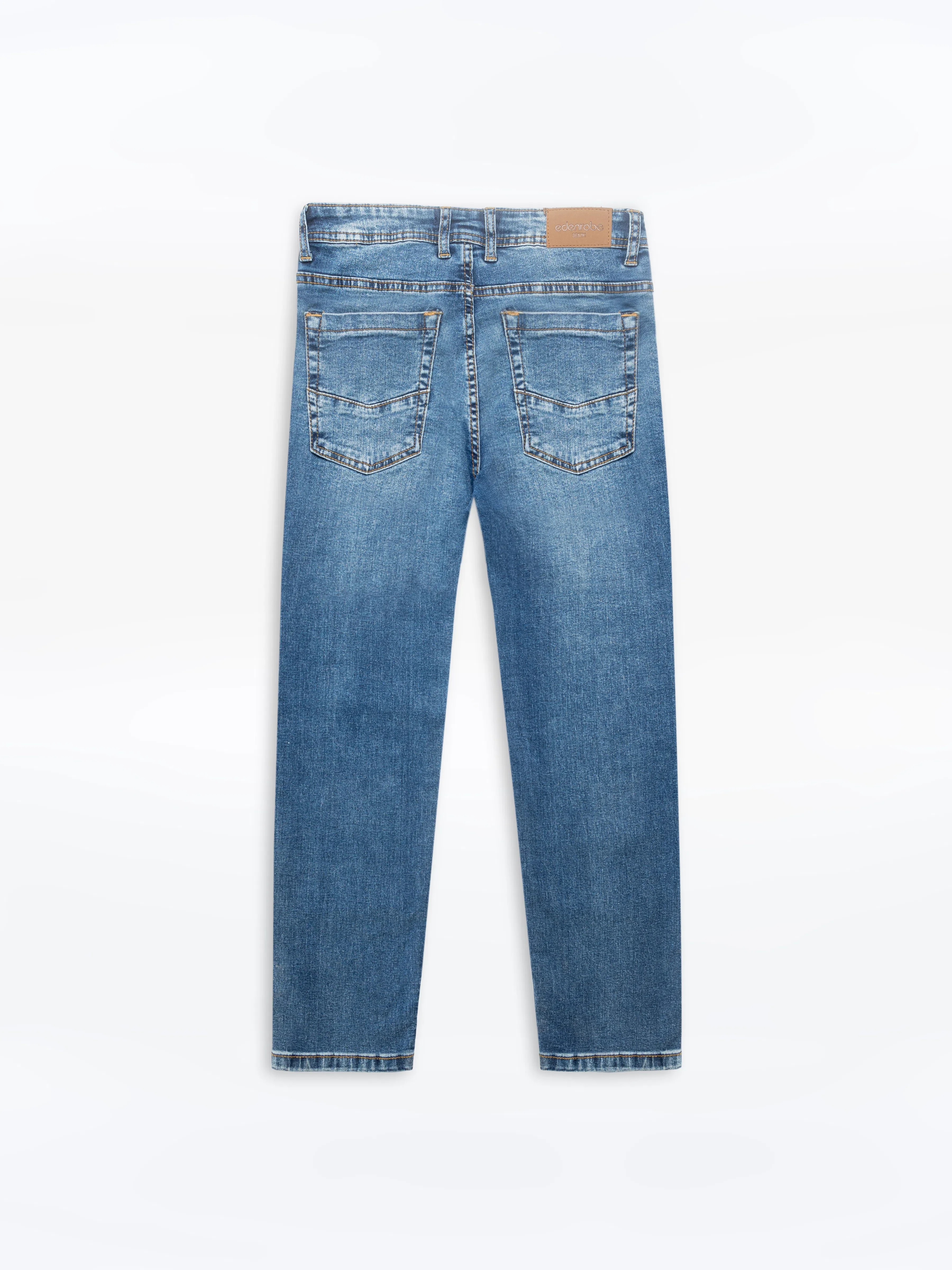 Men's Mid Blue Denim Pant - EMBPD24-014 - Image 2
