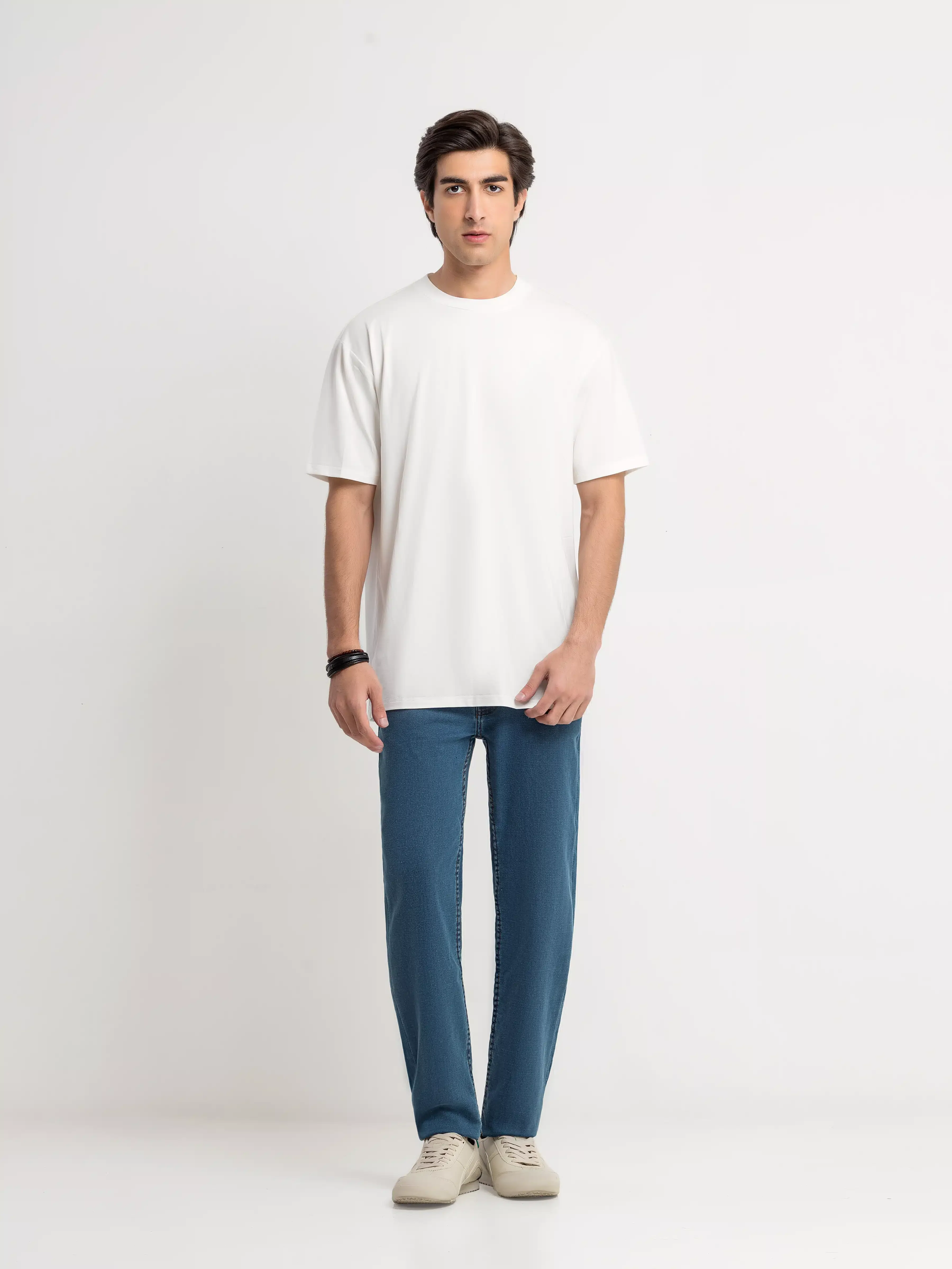 Men's Mid Blue Denim Pant - EMBPD5-026 - Image 2