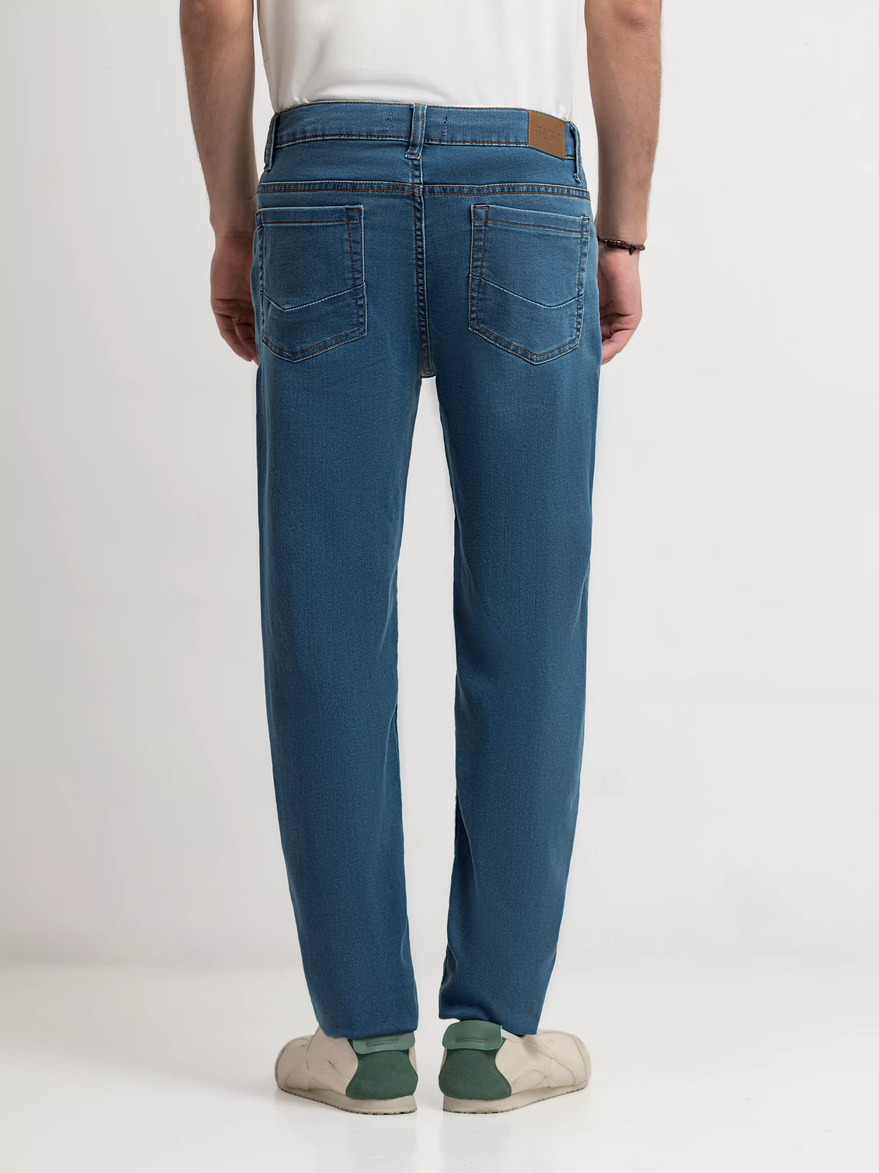 Men's Mid Blue Denim Pant - EMBPD5-026 - Image 6
