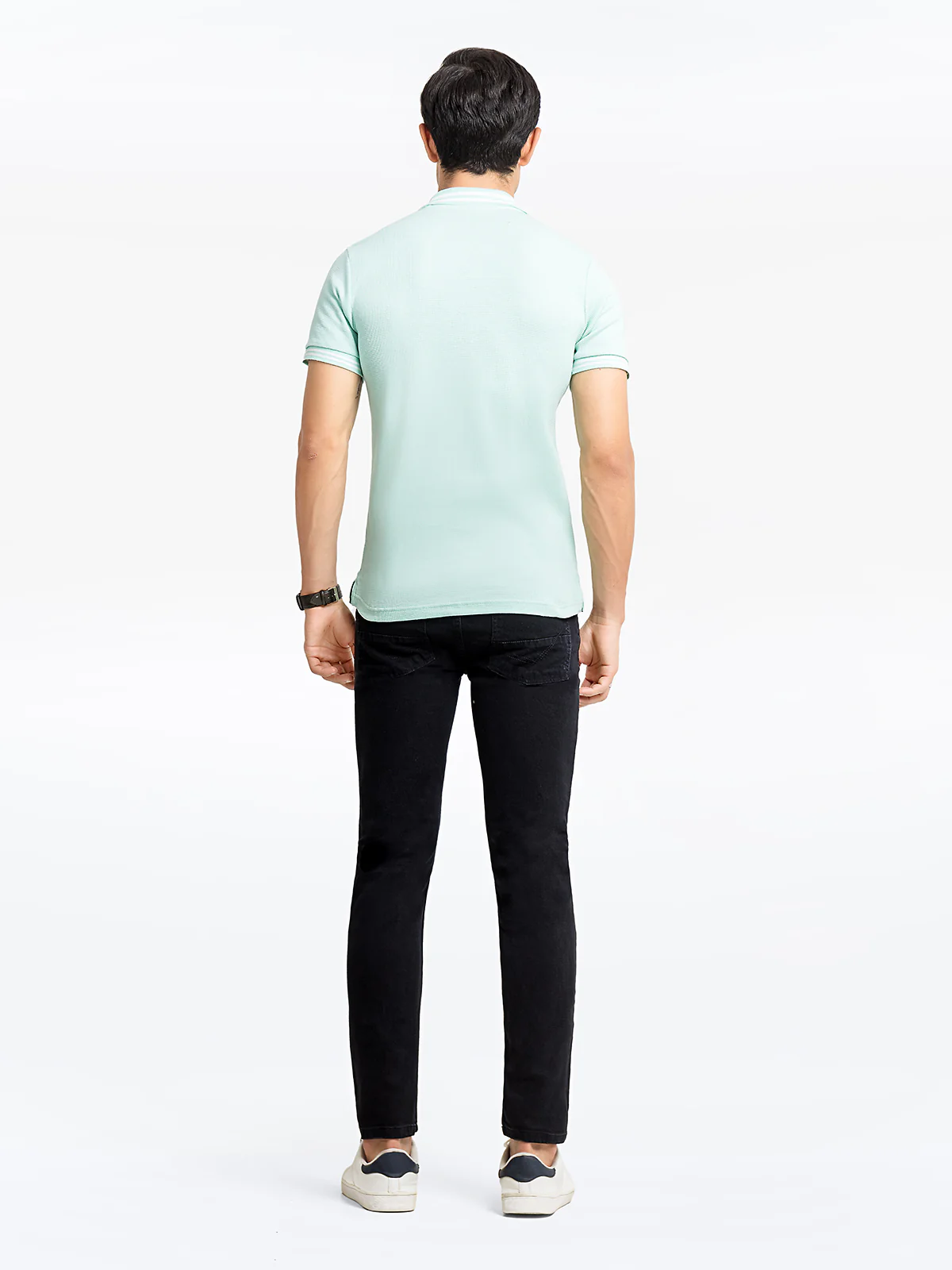 Men's Mint Green Polo Shirt - EMTPS24-062 - Image 5