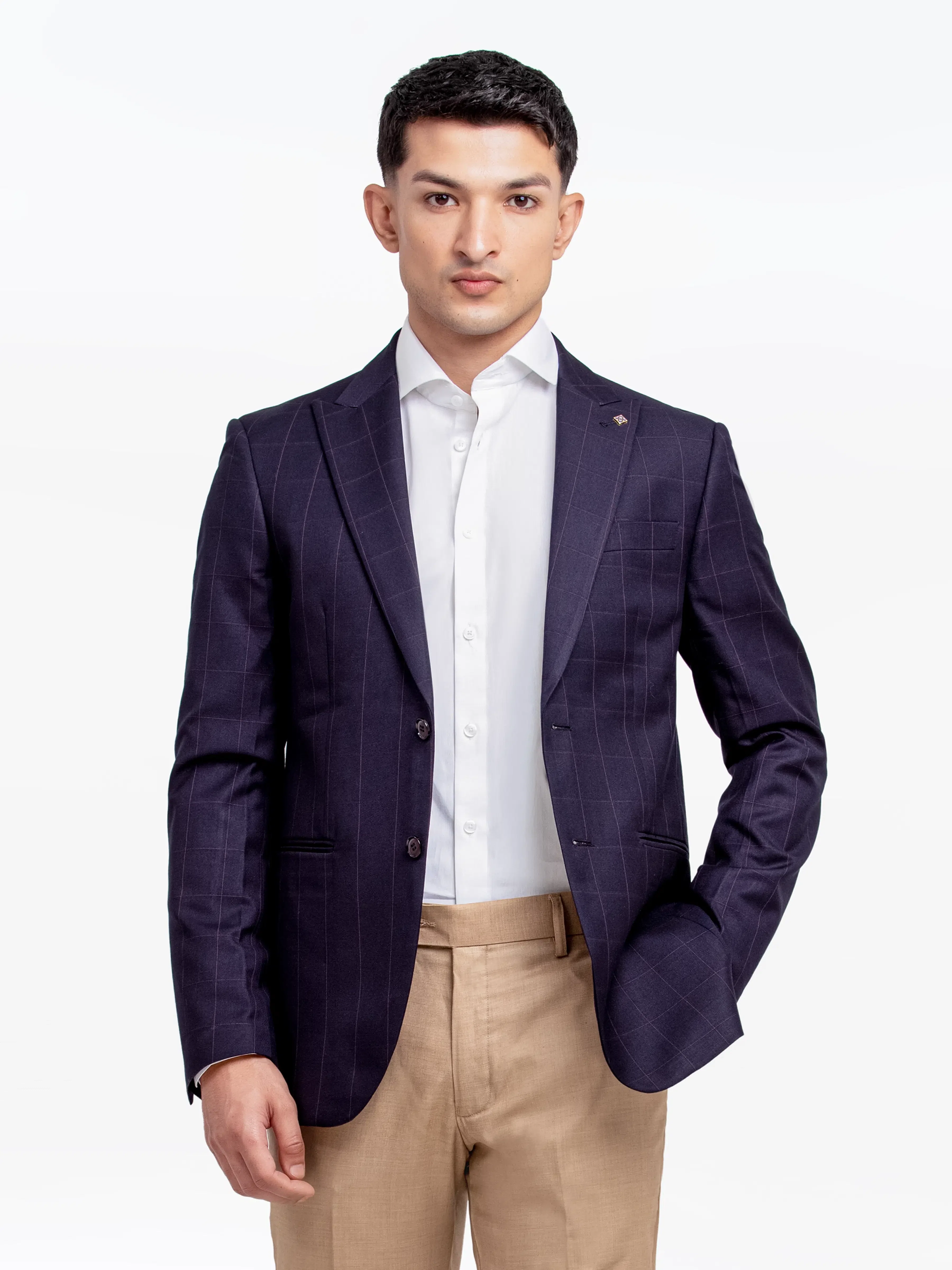 Men's Navy Blazer - EMTB24-6878 - Image 3