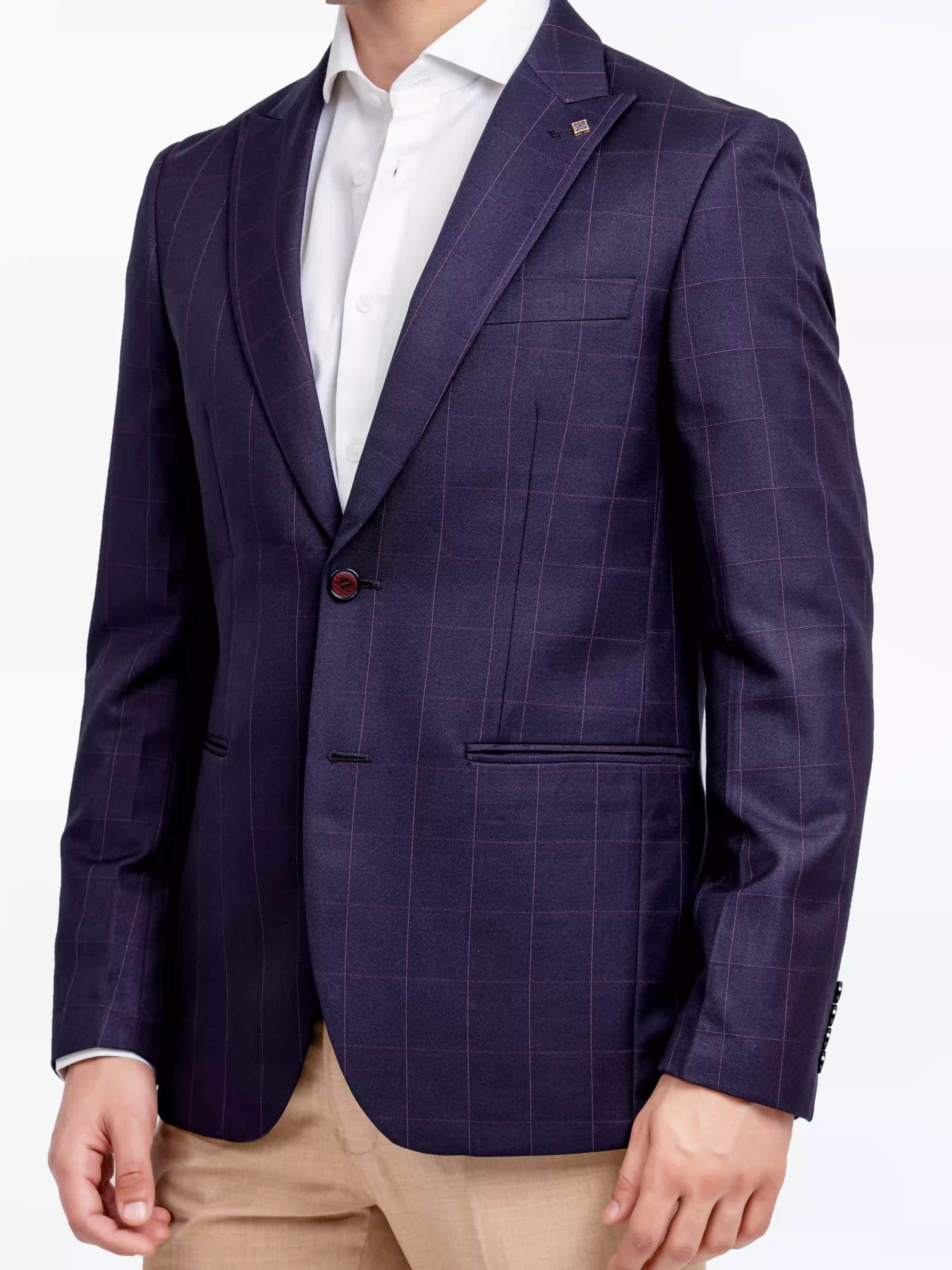 Men's Navy Blazer - EMTB24-6878 - Image 4