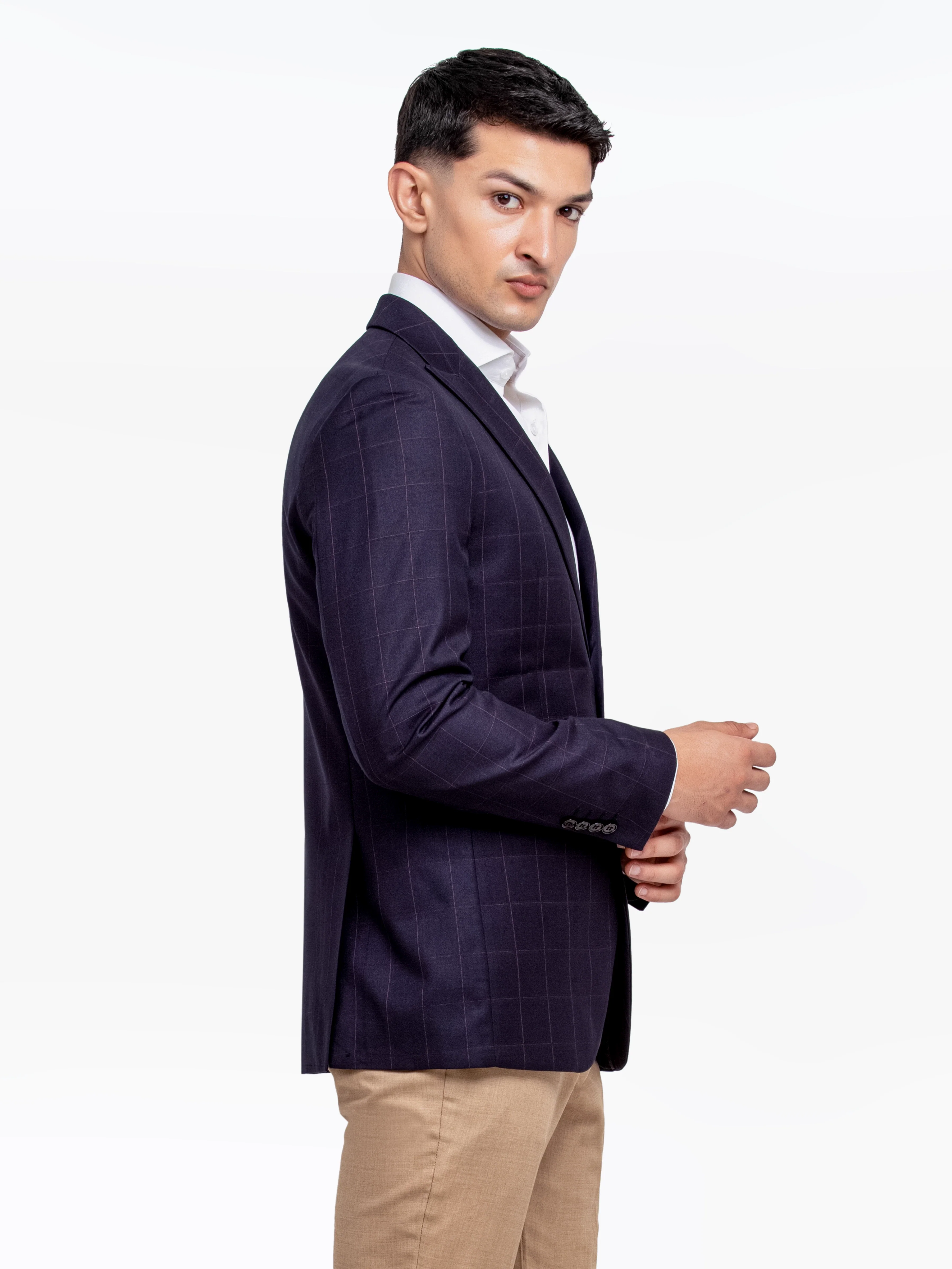 Men's Navy Blazer - EMTB24-6878 - Image 5