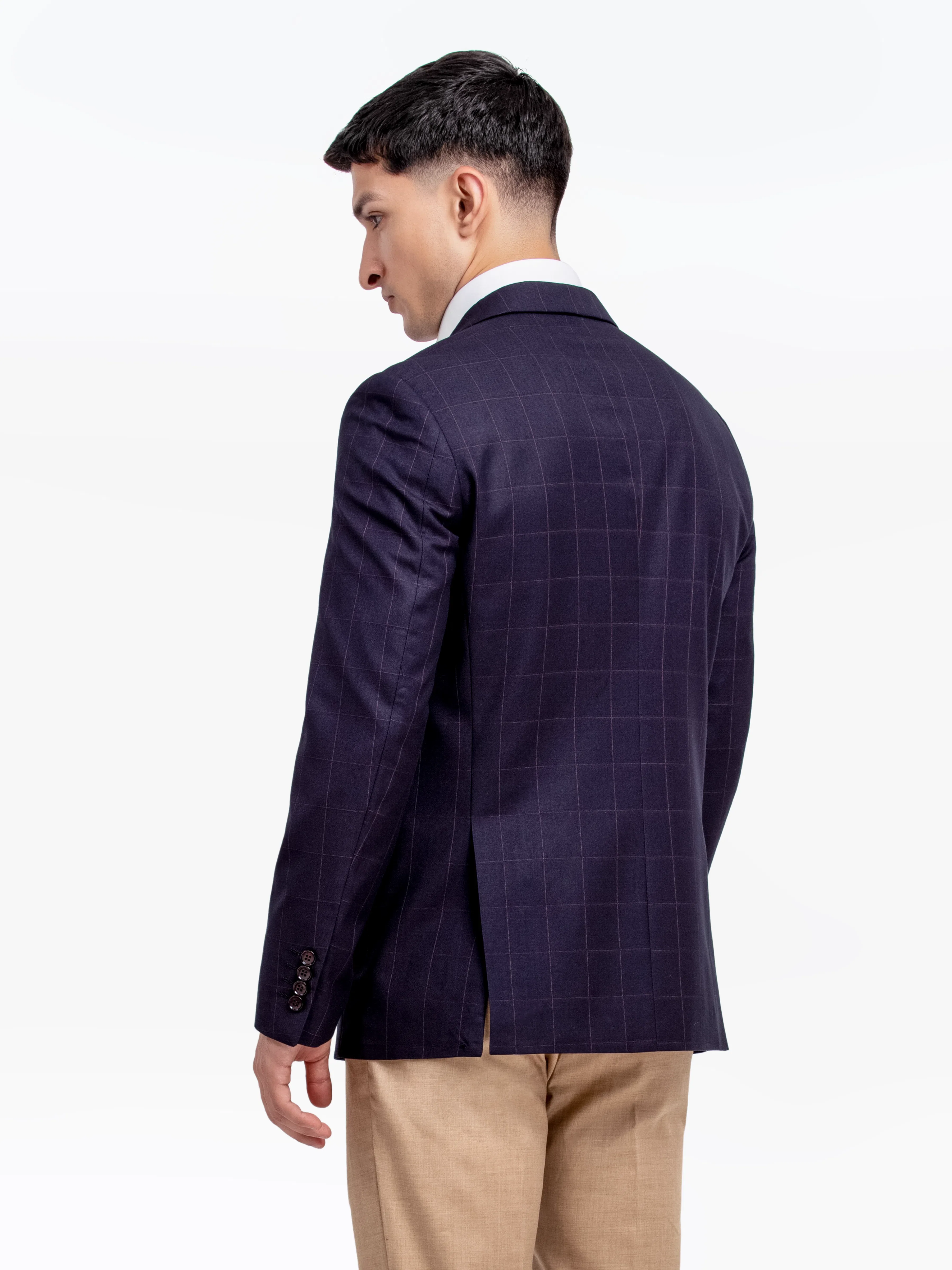 Men's Navy Blazer - EMTB24-6878 - Image 6