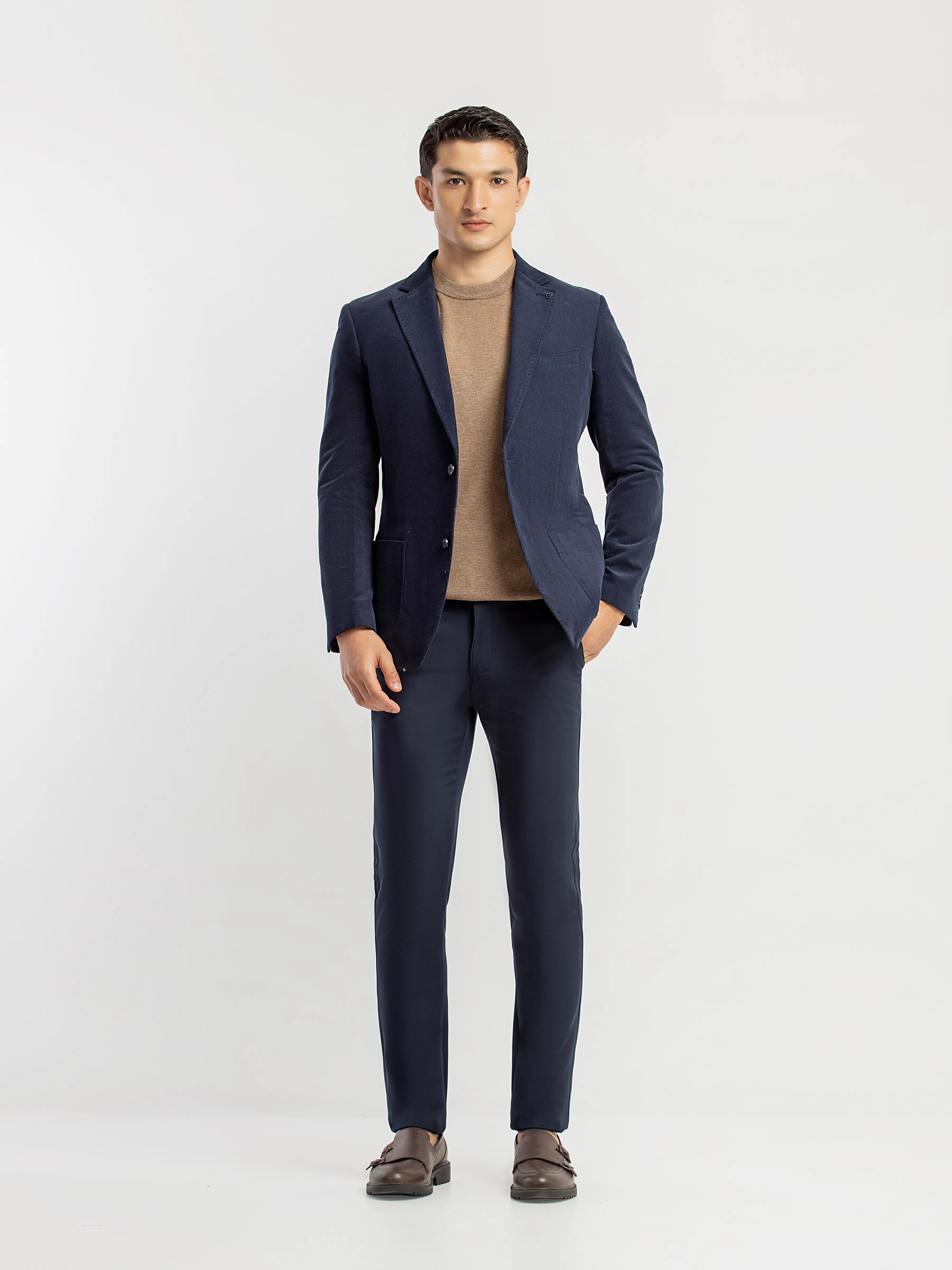 Men's Navy Blazer - EMTB5-6888 - Image 2