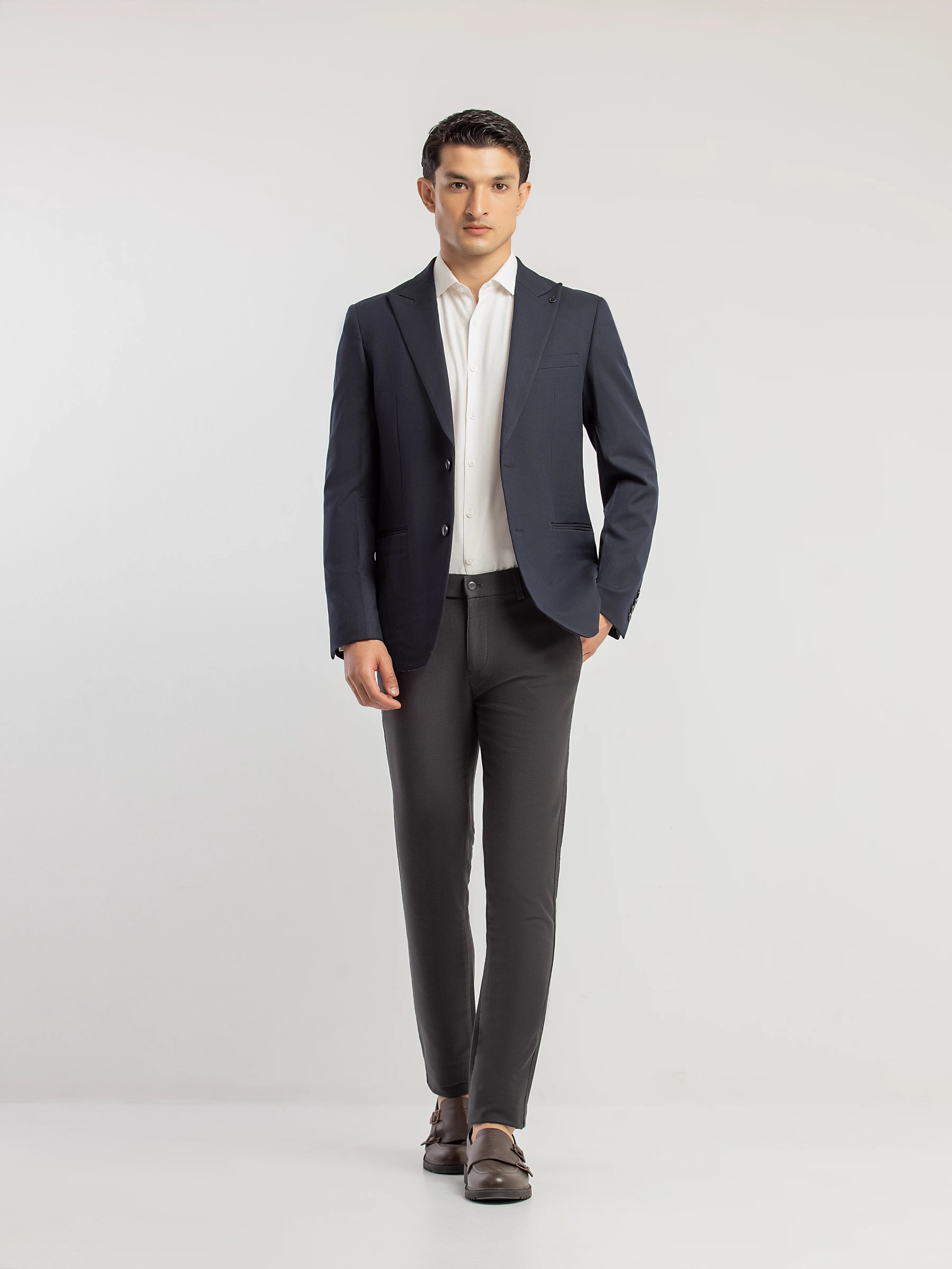 Men's Navy Blazer - EMTB5-6897 - Image 2