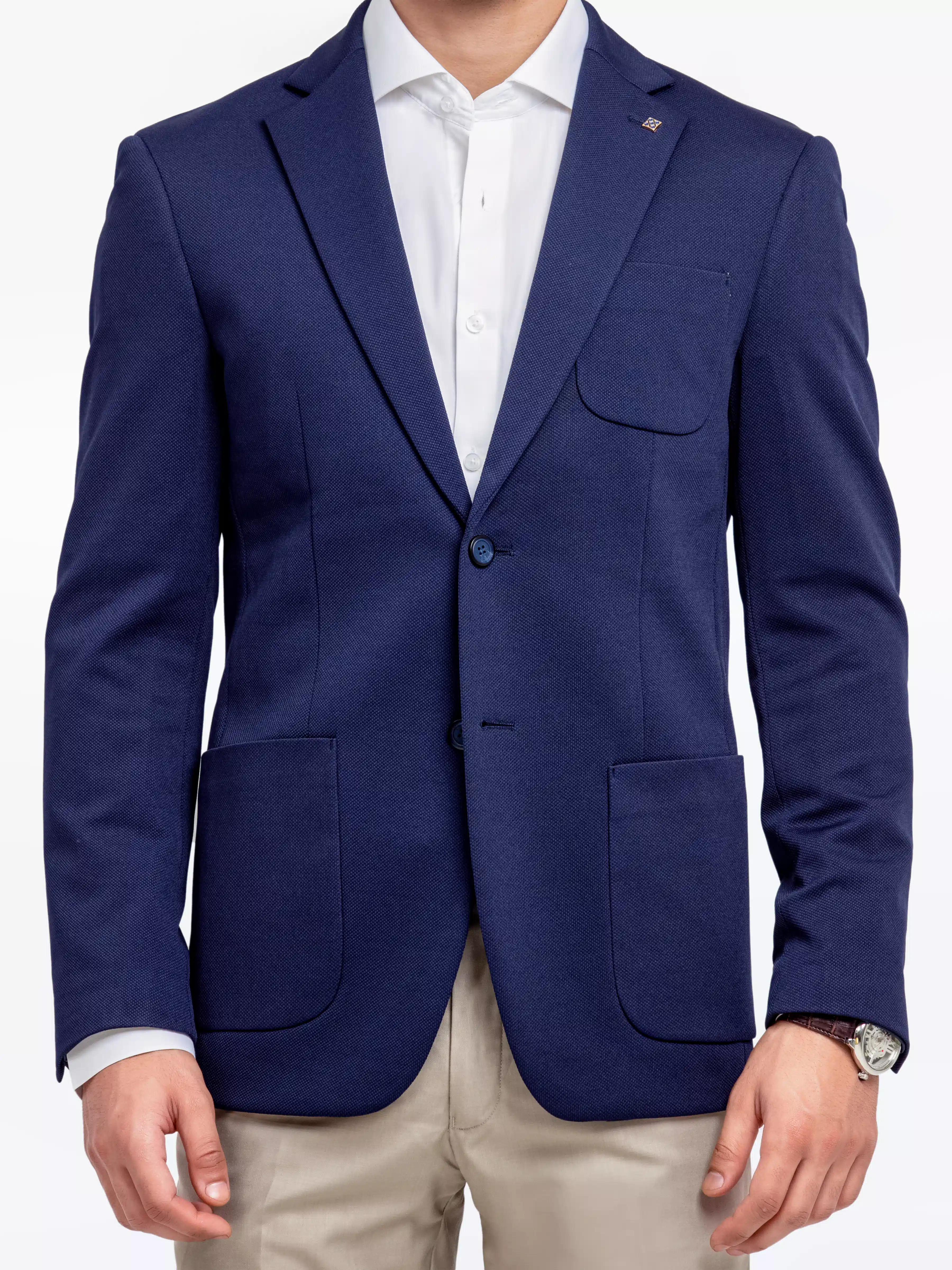 Men's Navy Blue Blazer - EMTB24-6867 - Image 3
